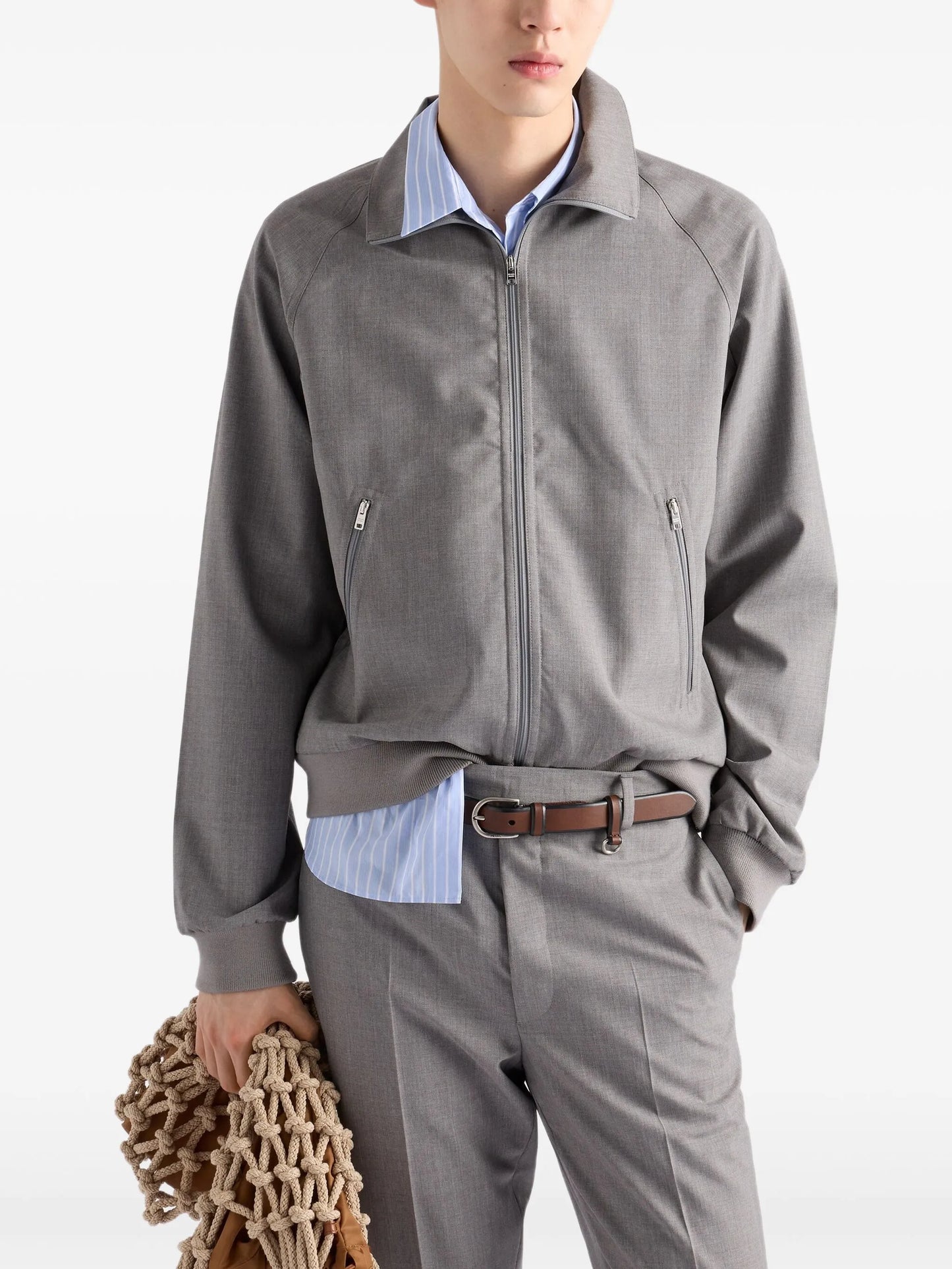wool bomber jacket