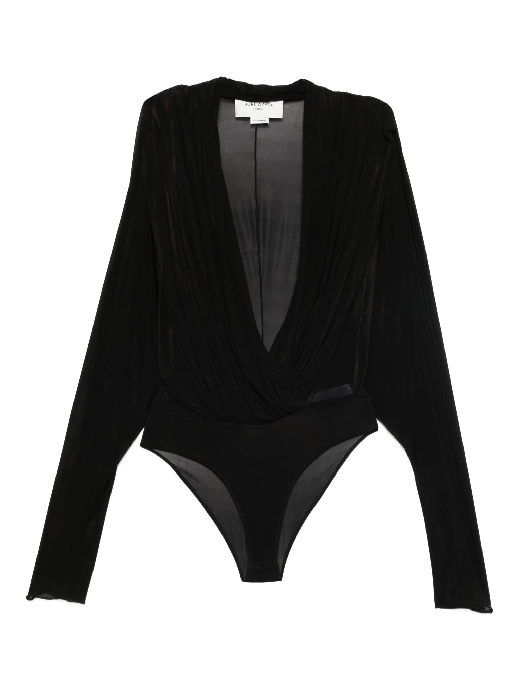 draped jersey bodysuit