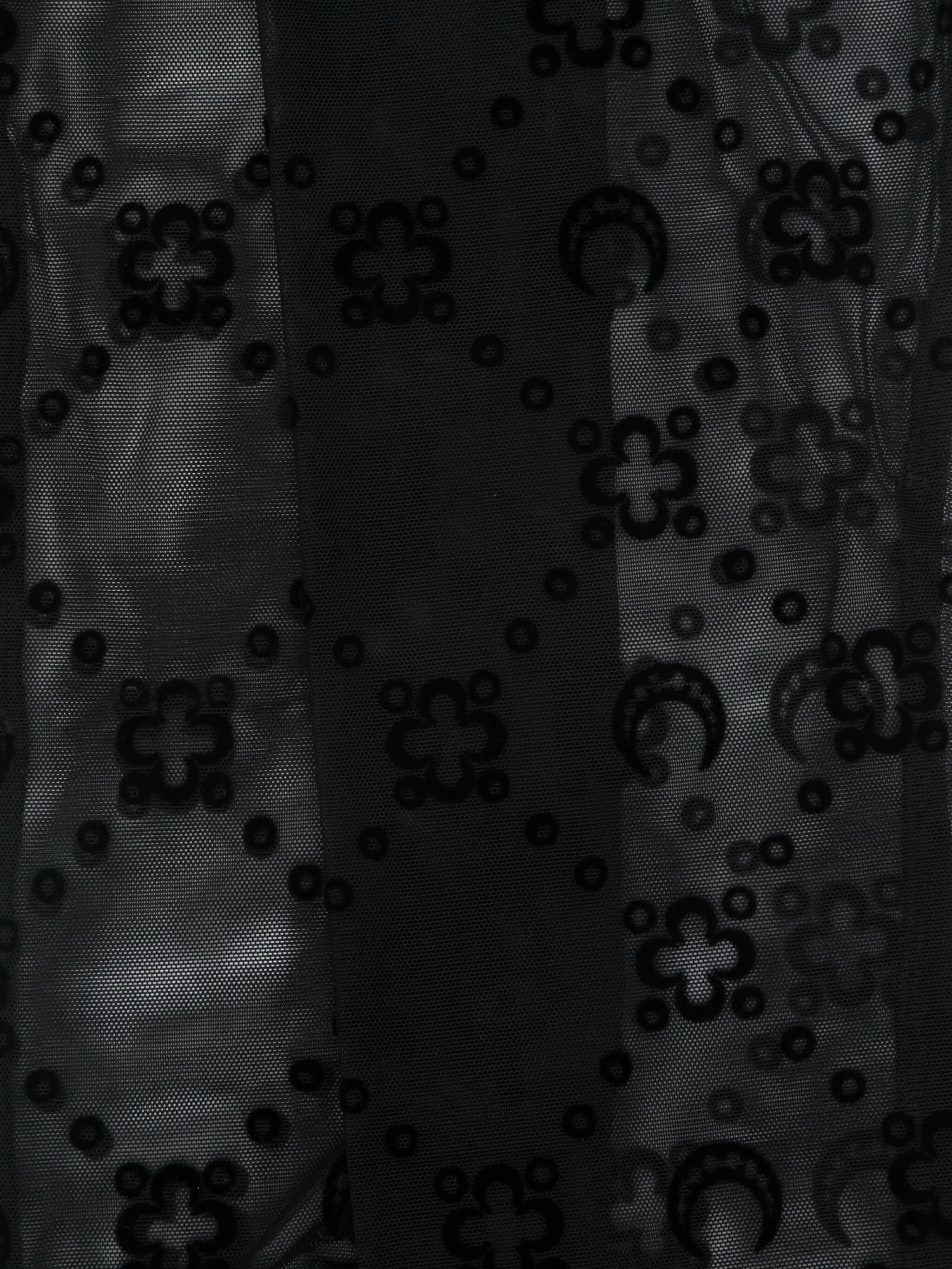 moonogram-mesh socks