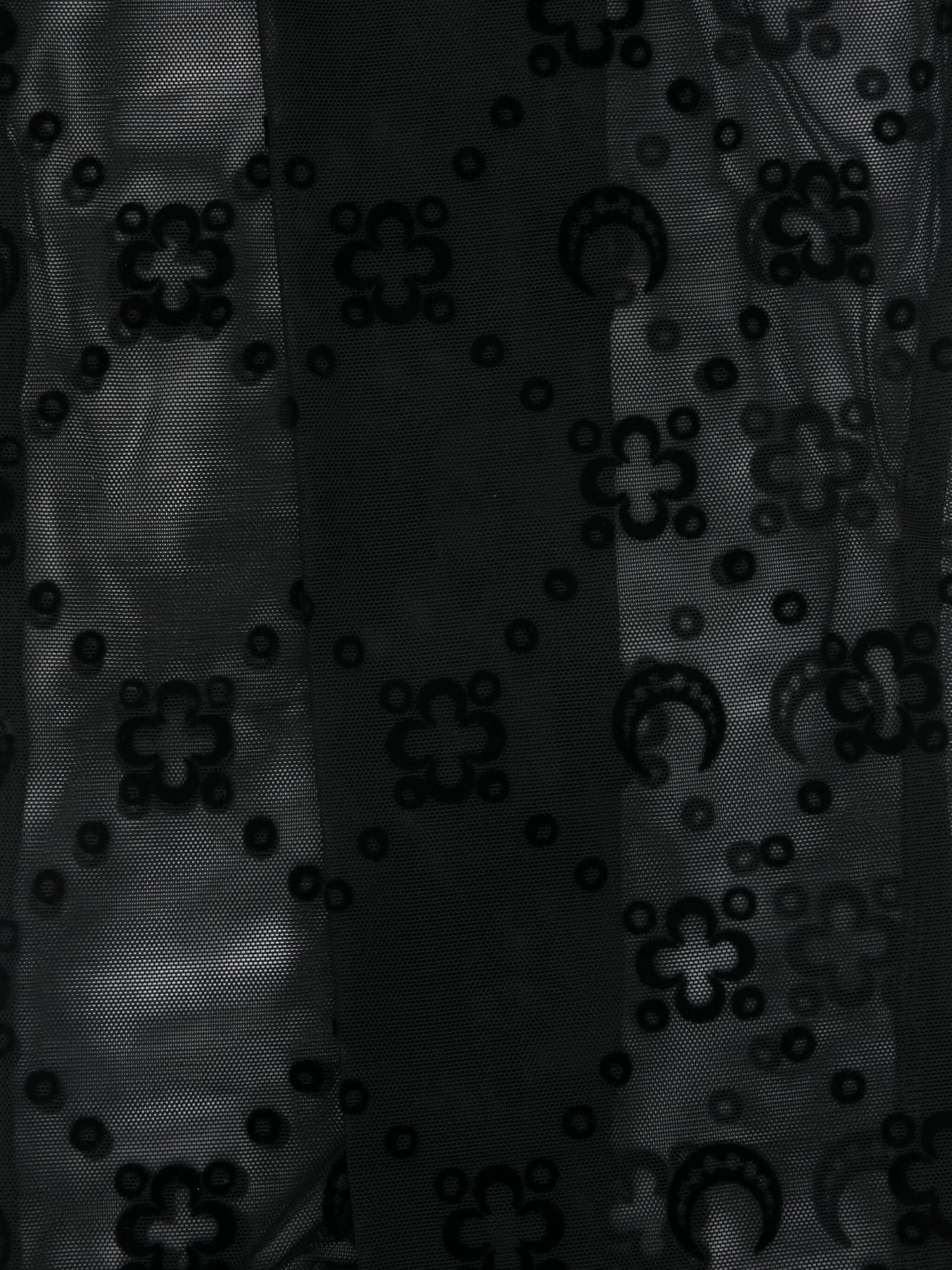 moonogram-mesh socks