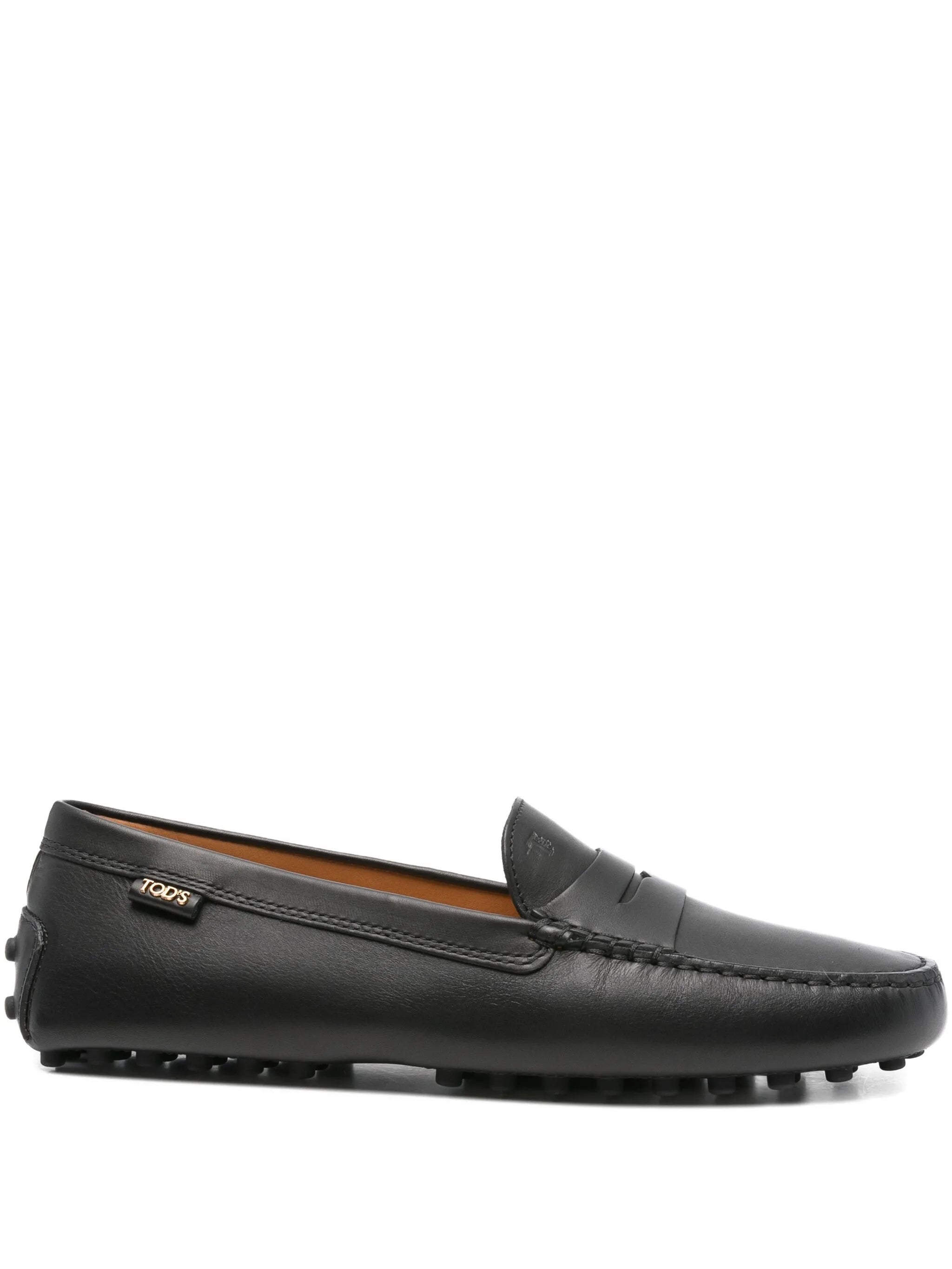 logo-detail driving loafers