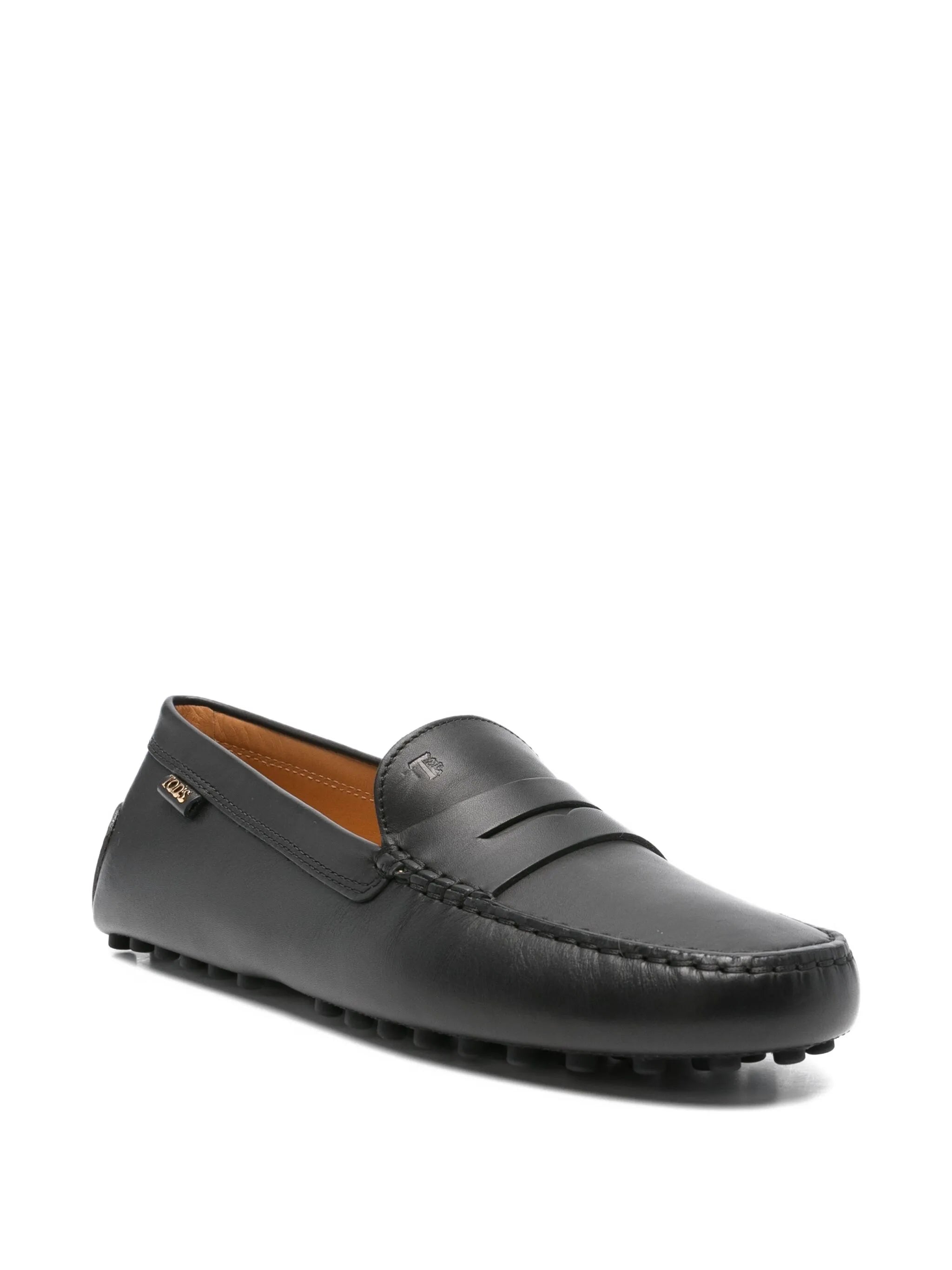 logo-detail driving loafers