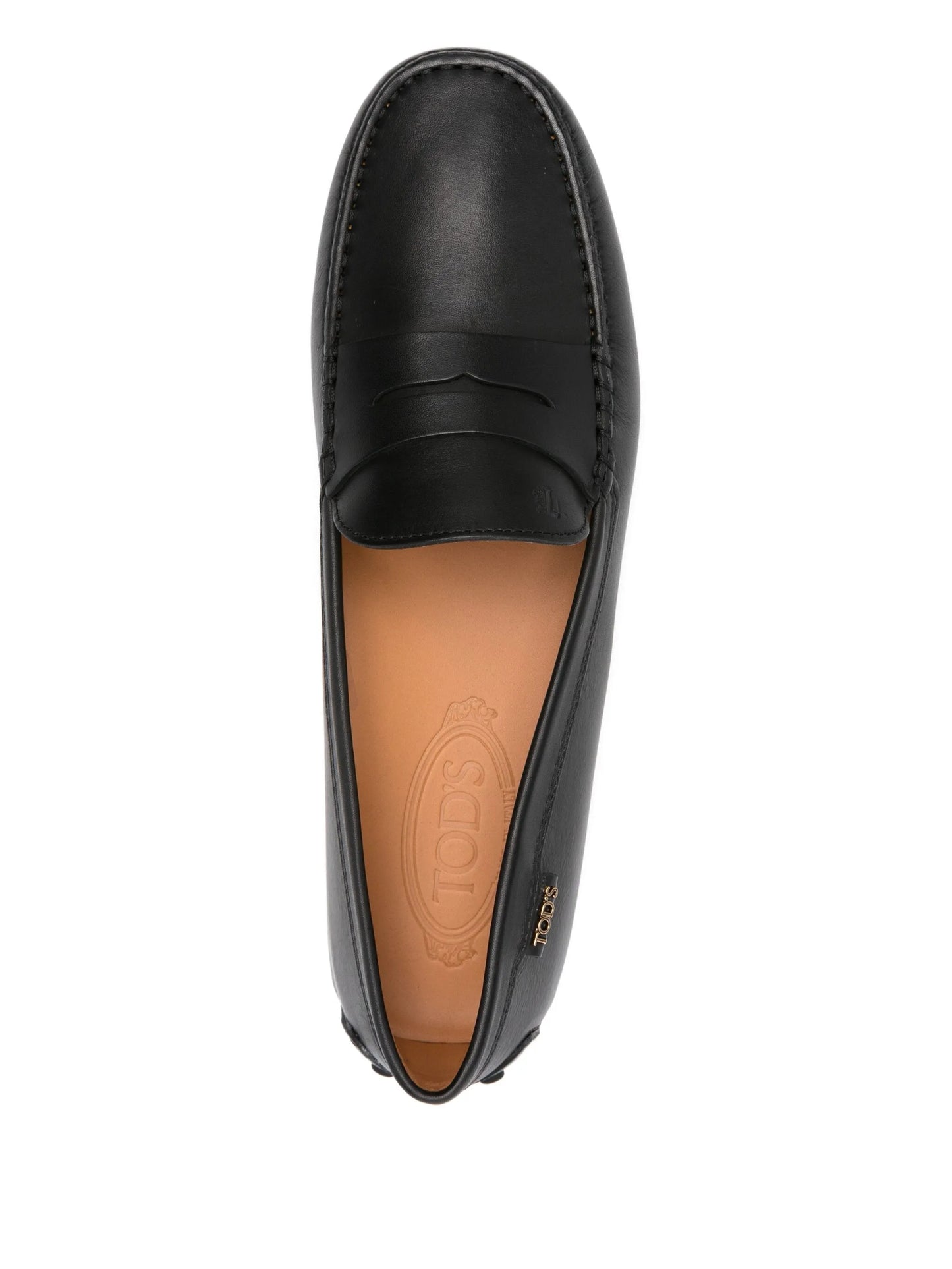 logo-detail driving loafers