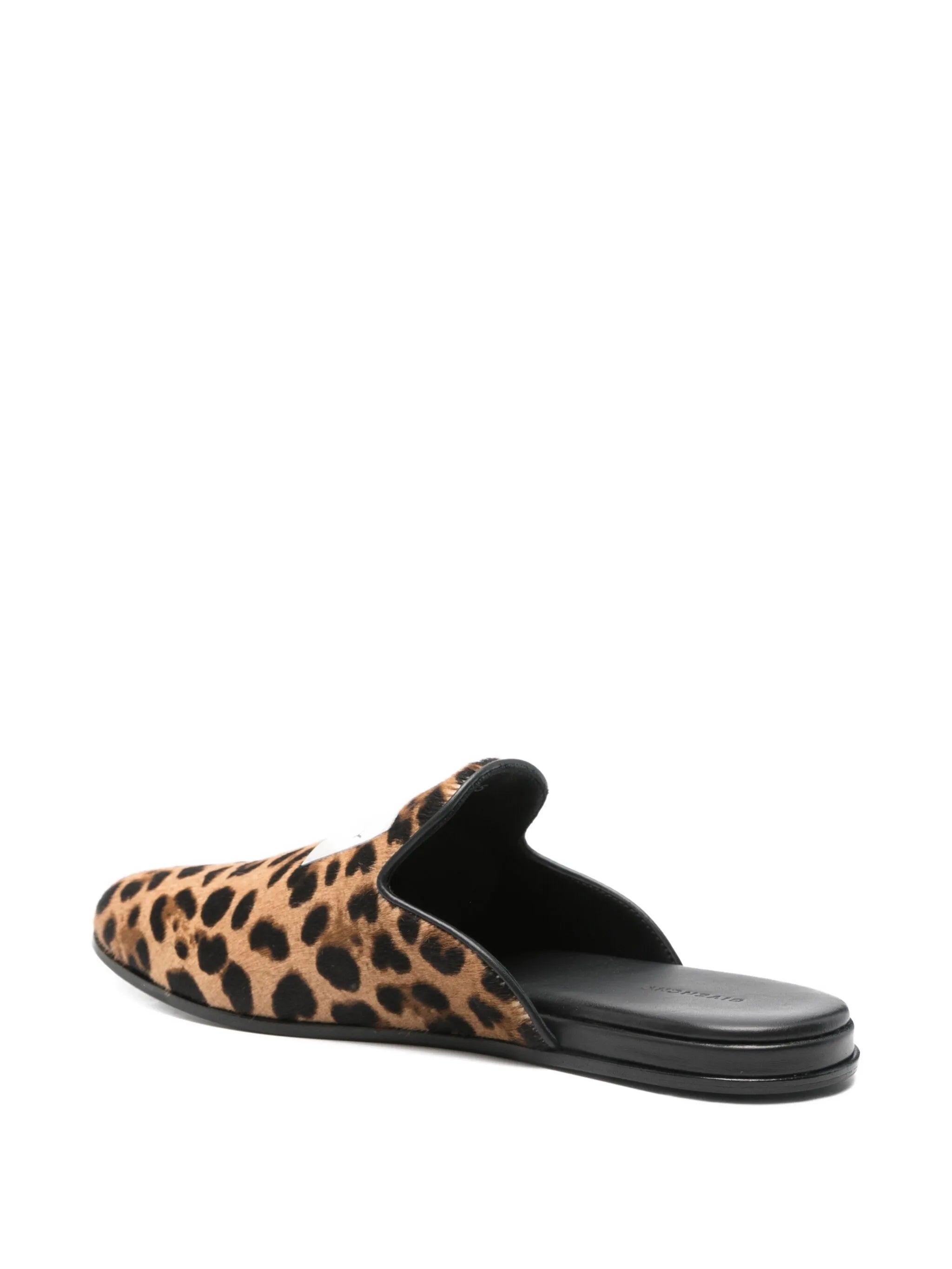 leopard-print loafers