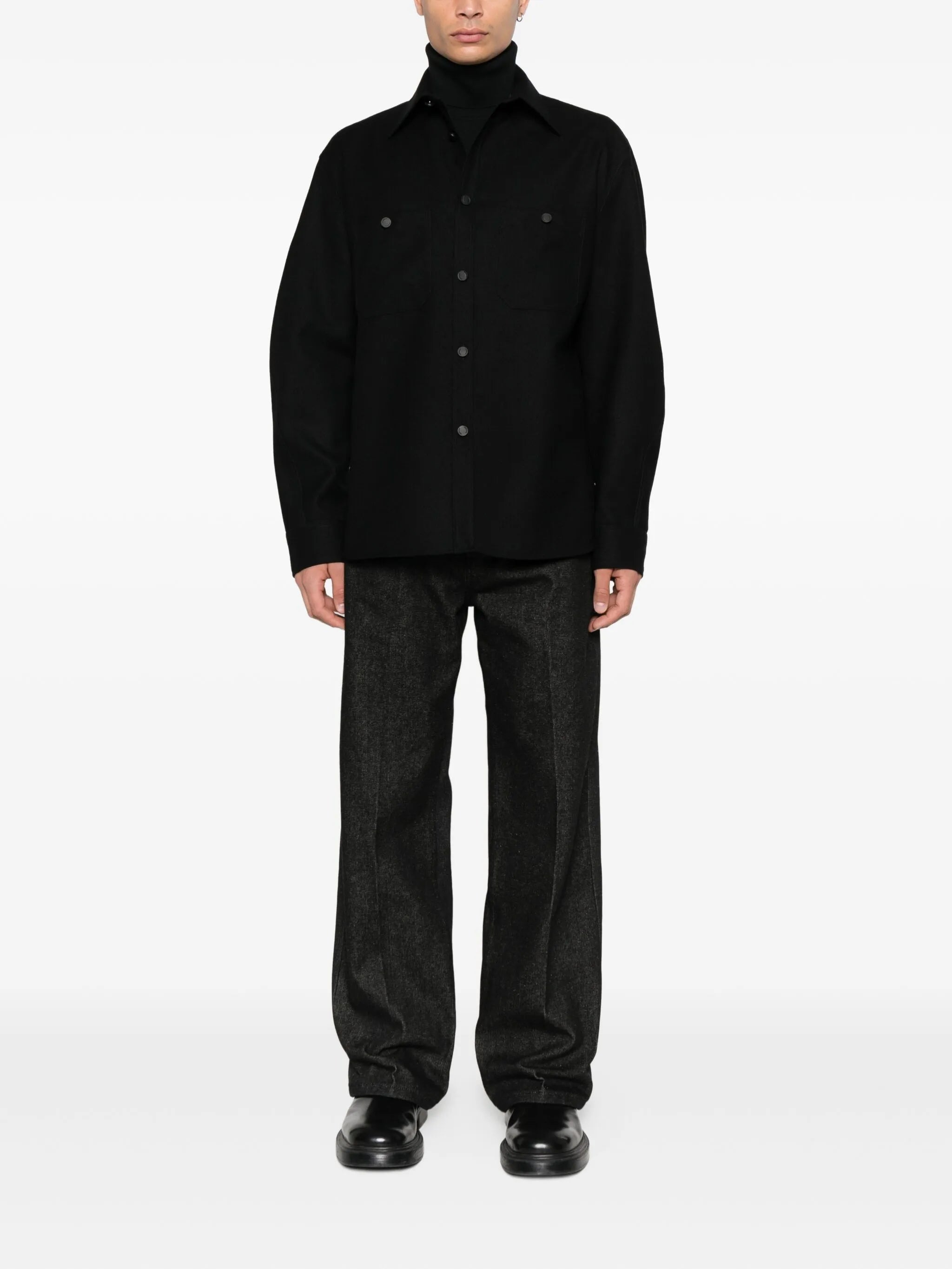 wool shirt jacket