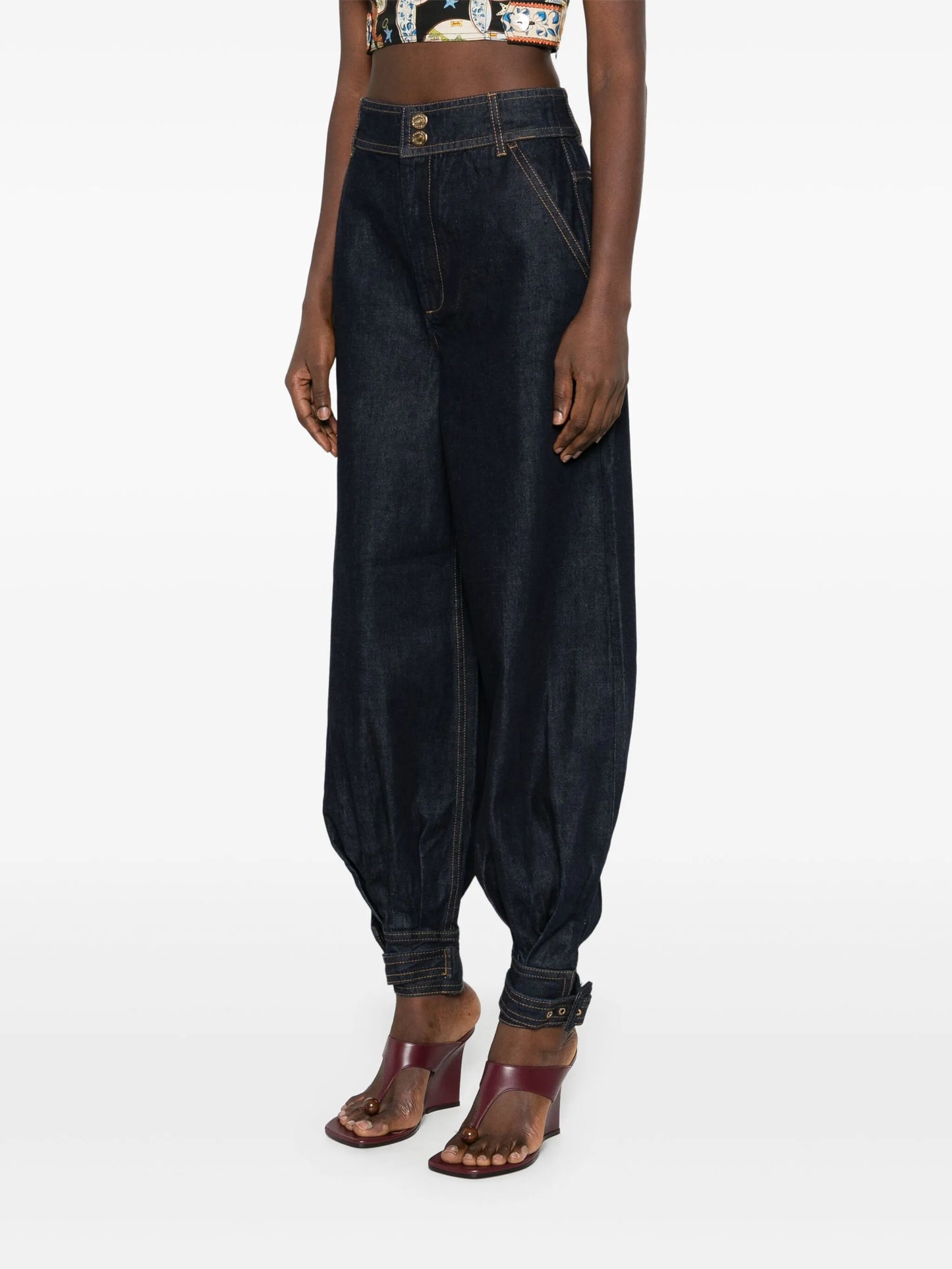 Hypnotic balloon-cuffed jeans