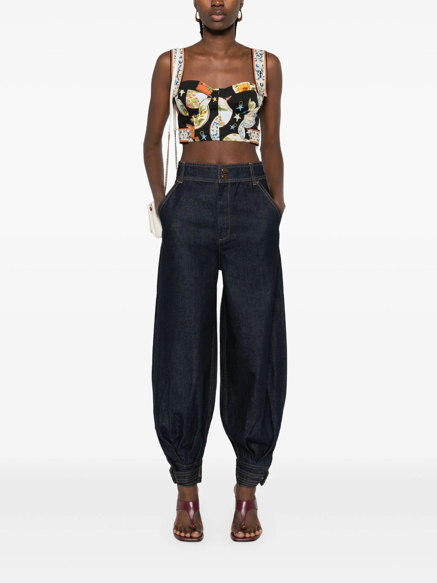Hypnotic balloon-cuffed jeans