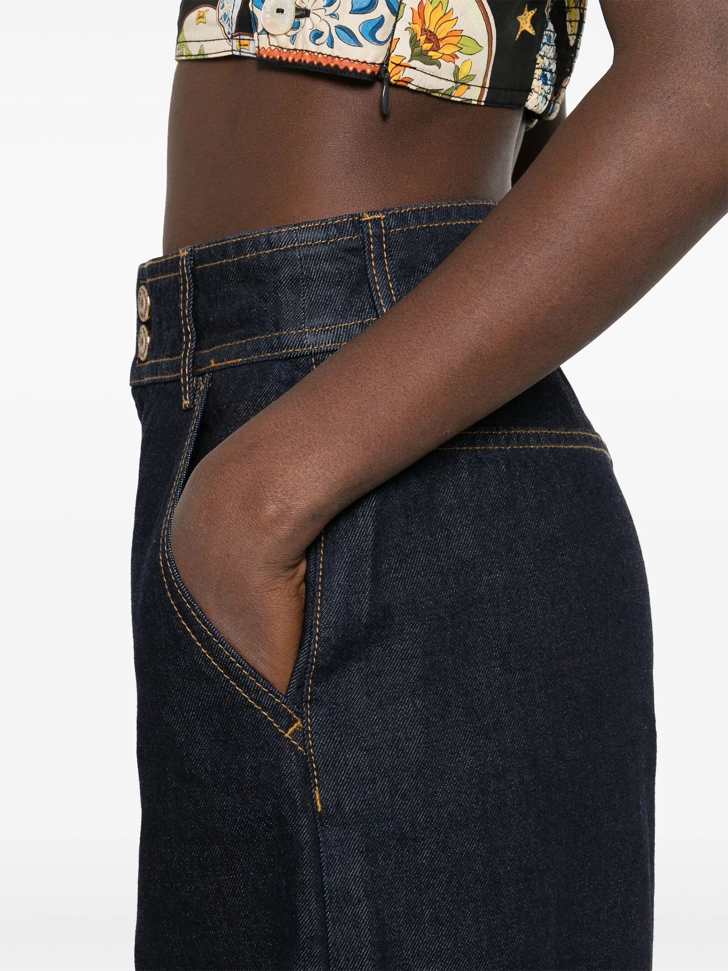 Hypnotic balloon-cuffed jeans