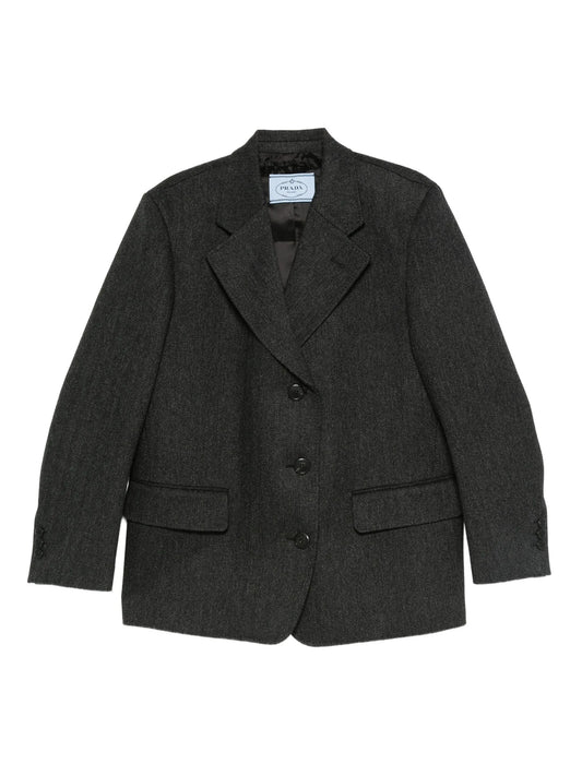 single-breasted blazer