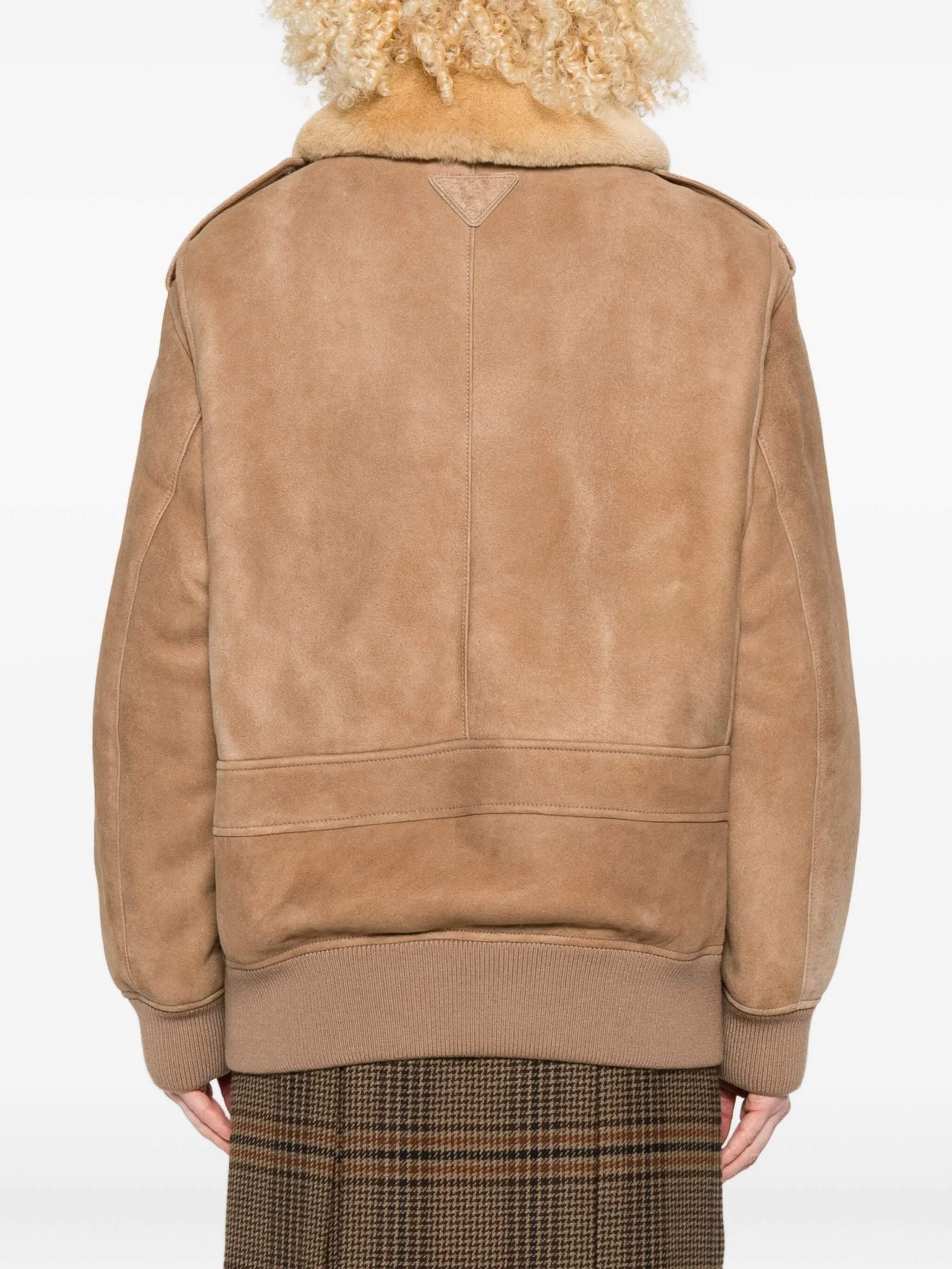 suede bomber jacket