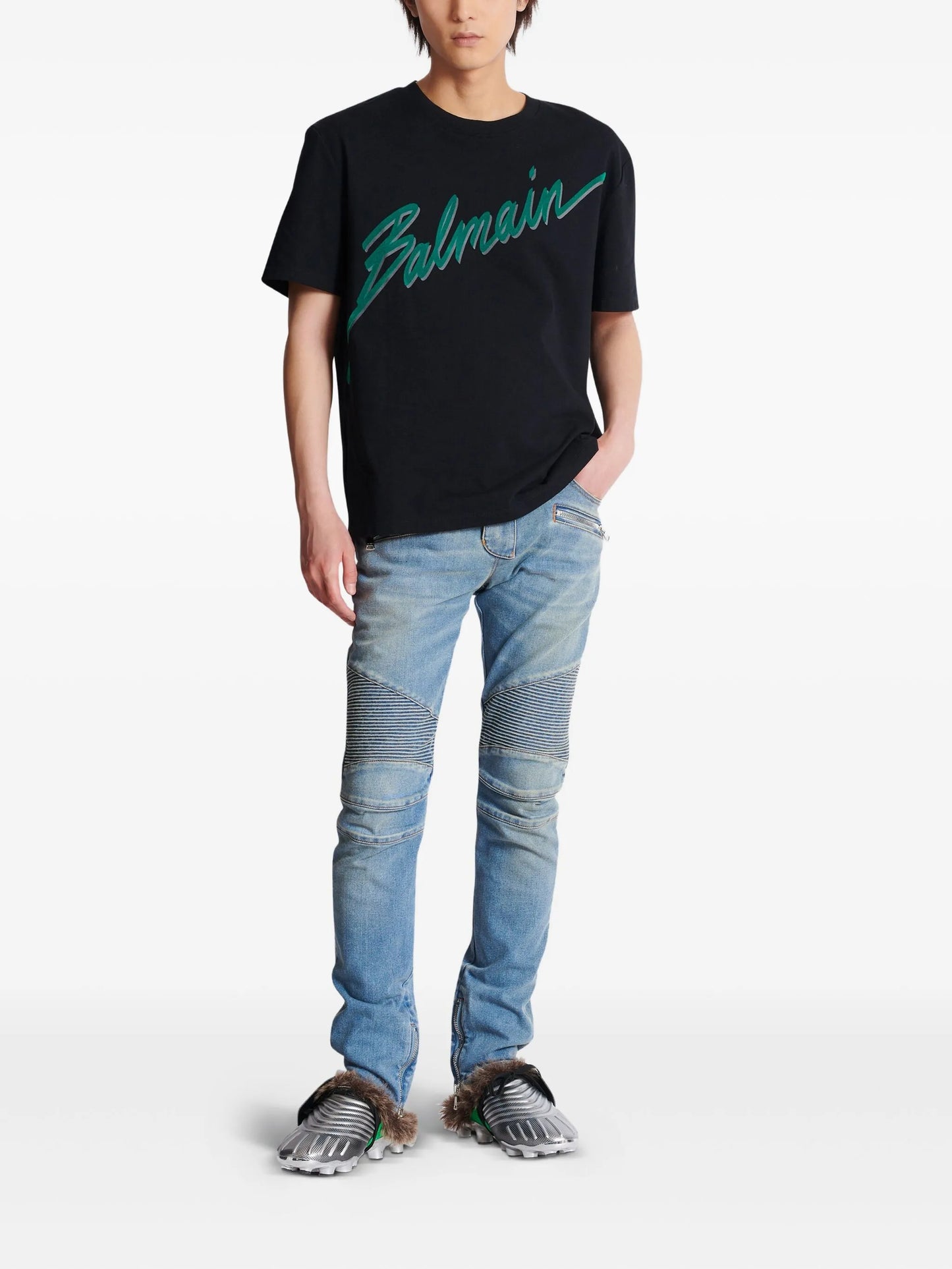 logo-print T-shirt
