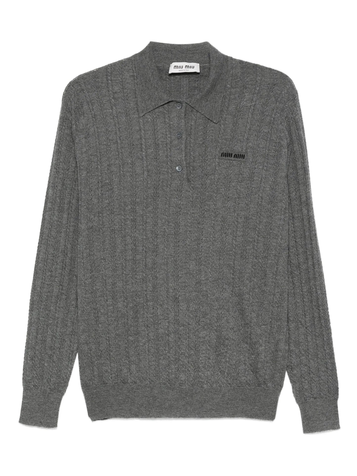 cashmere polo sweater