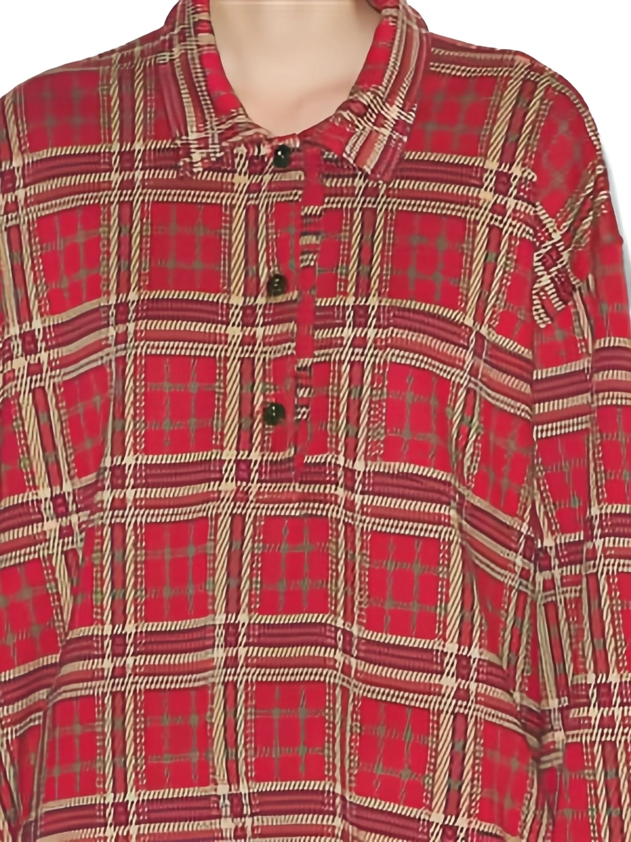 Bruna checked cotton shirt