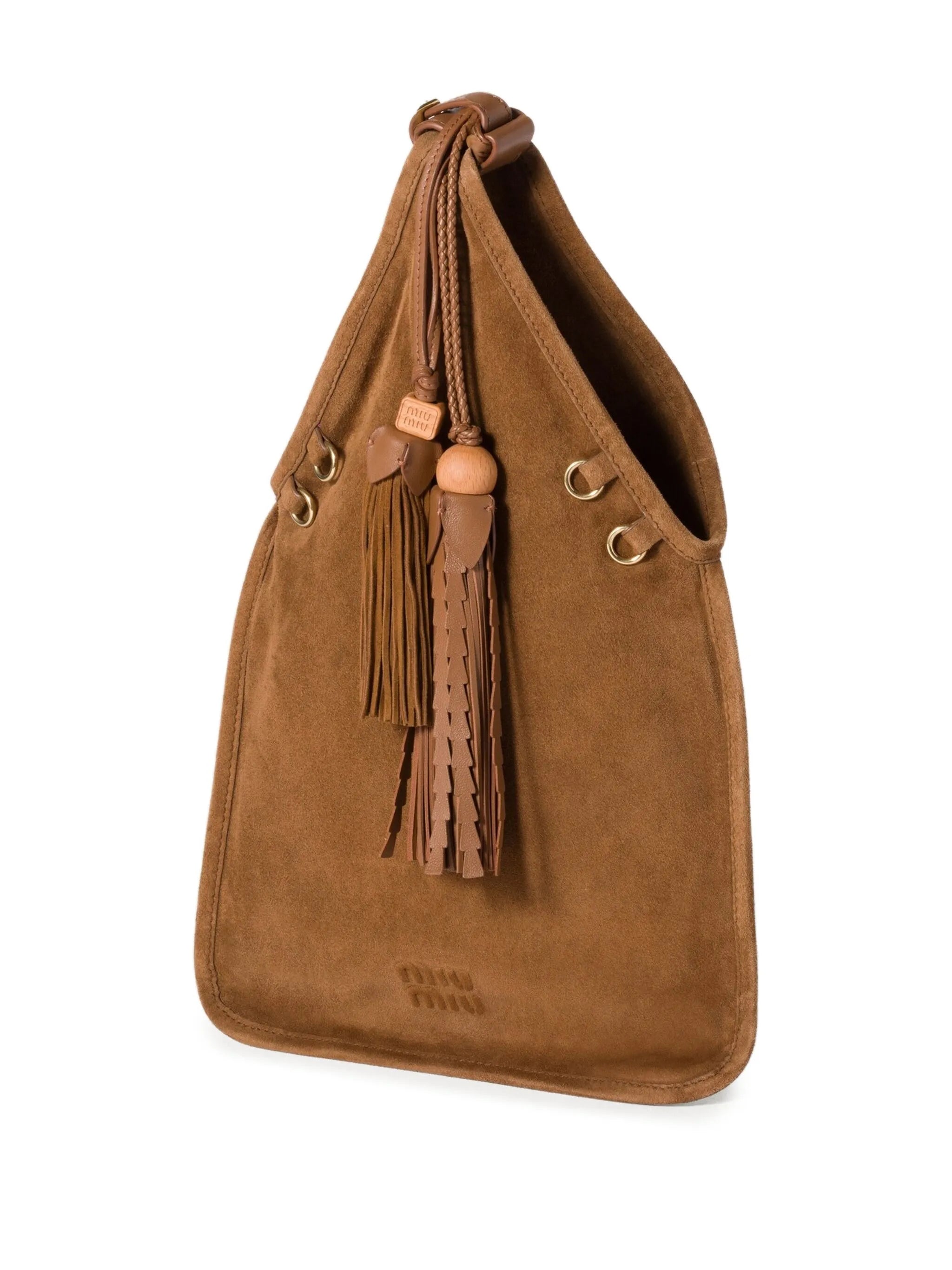 tassel-detail shoulder bag