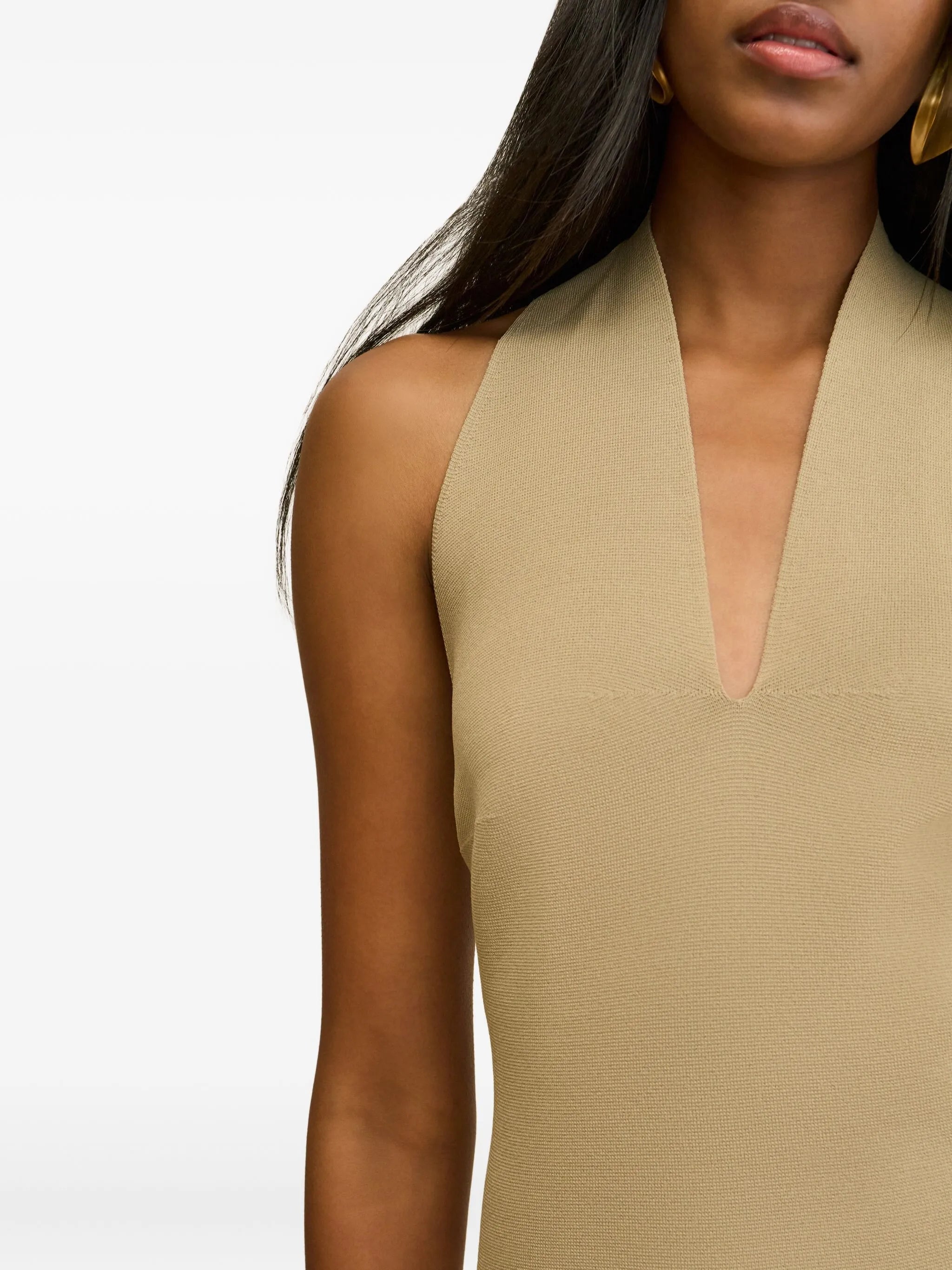 Caia halterneck midi dress