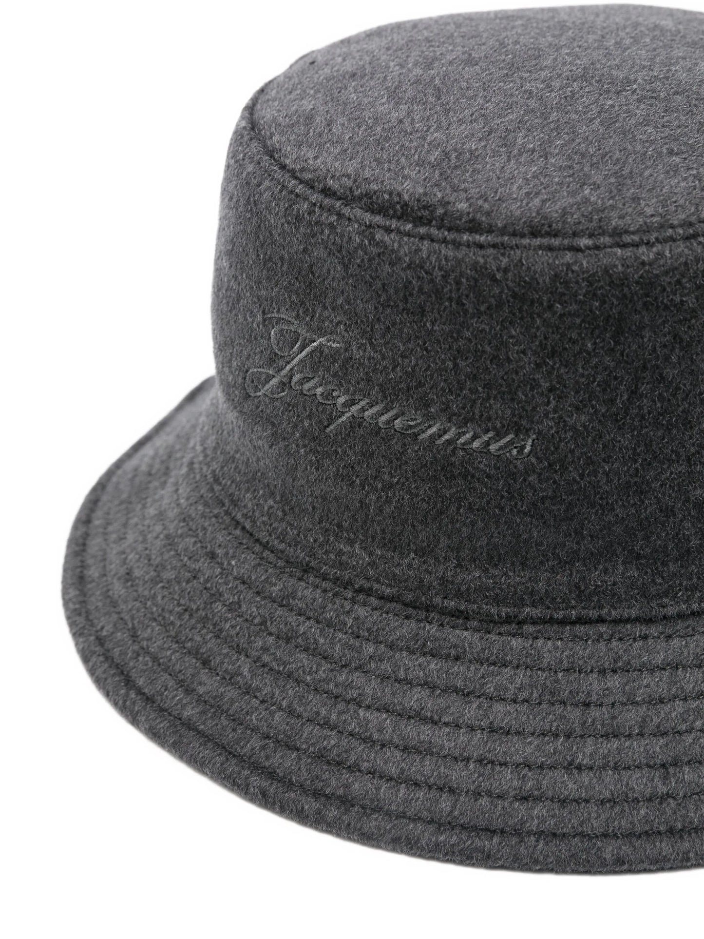 logo-embroidered bucket hat
