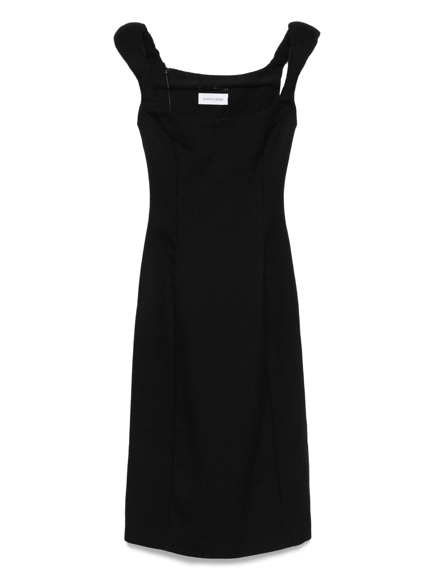 virgin wool sleeveless dress
