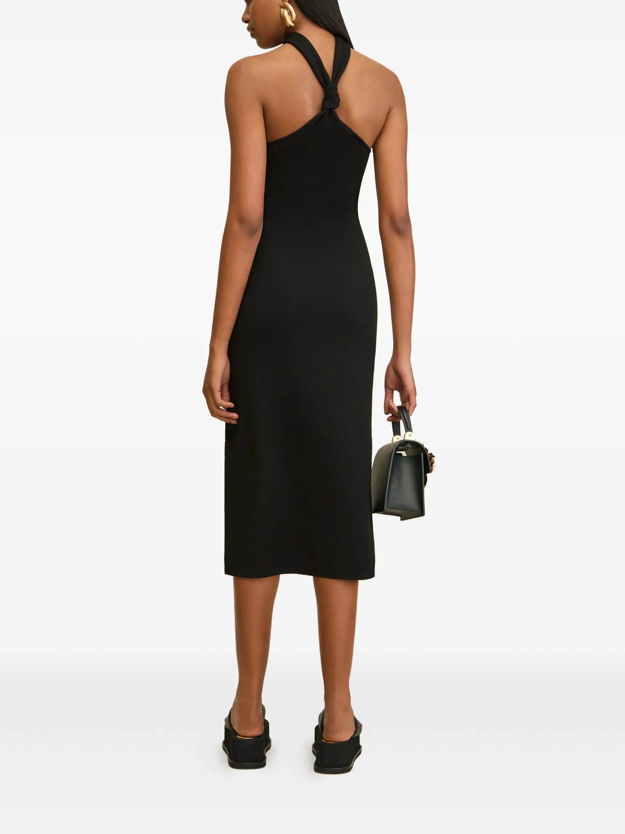Erika halterneck midi dress