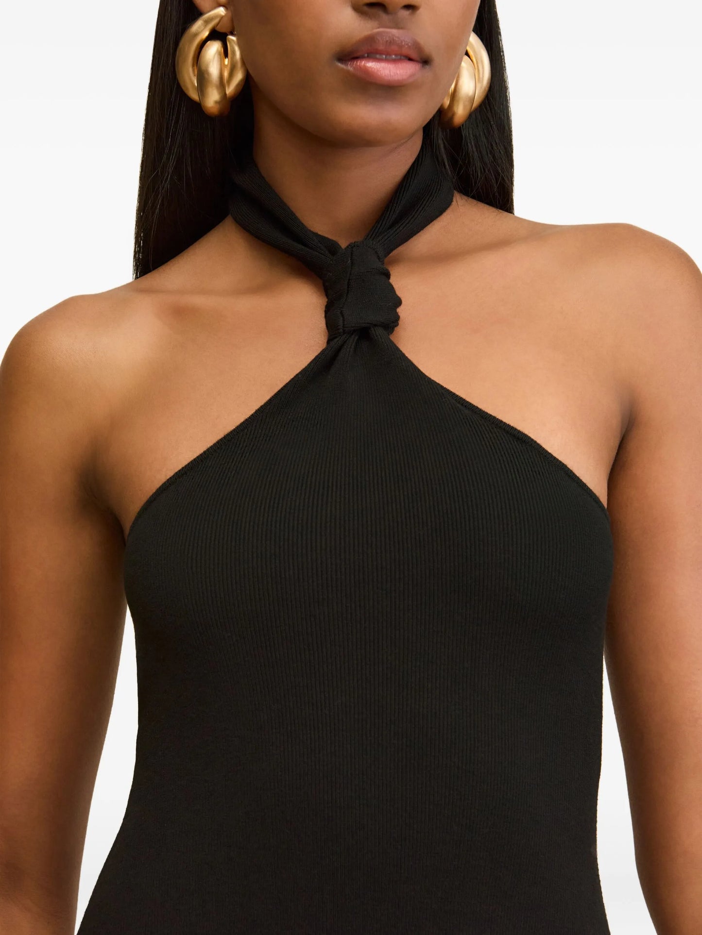 Erika halterneck midi dress