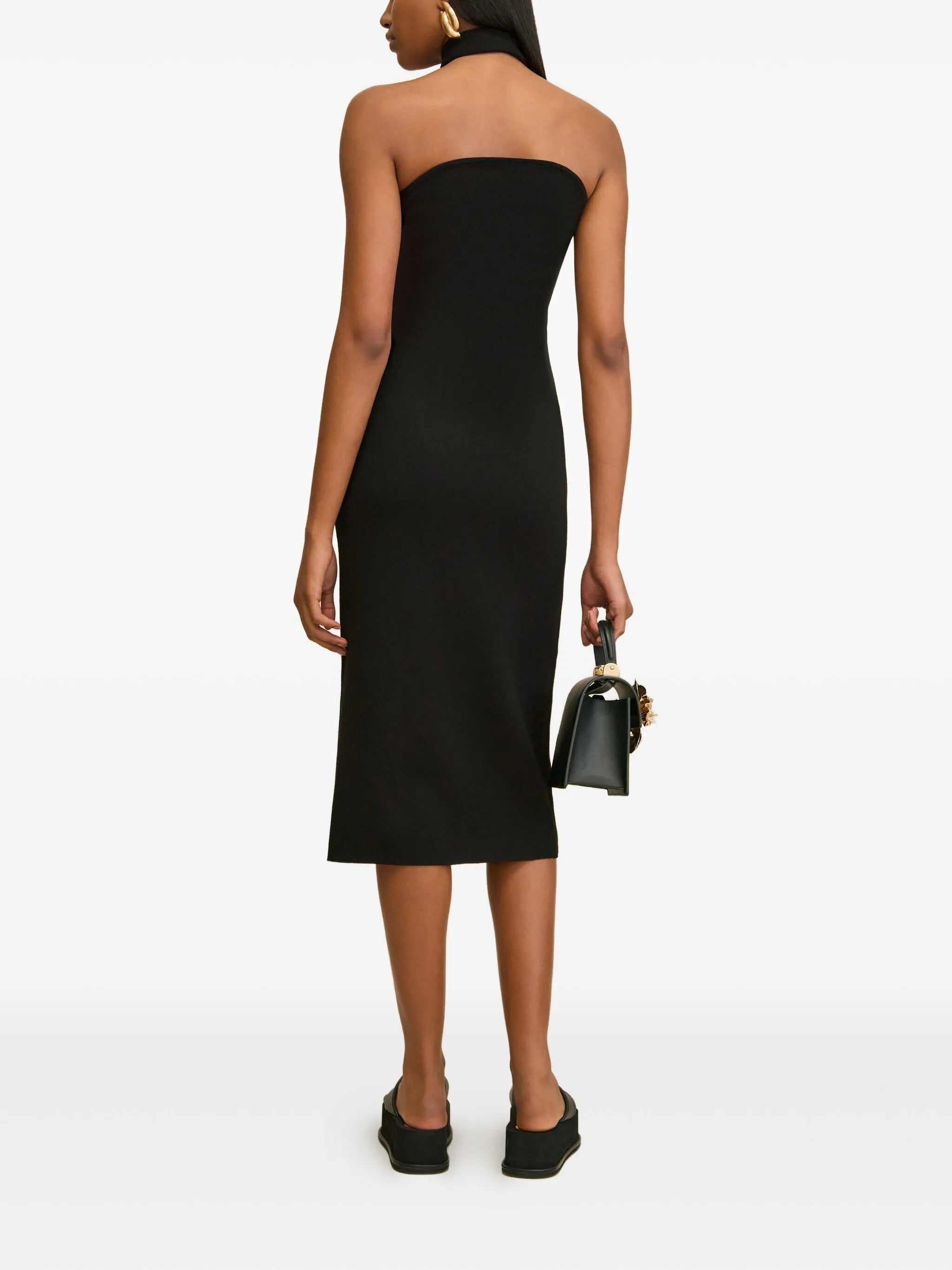 Erika halterneck midi dress