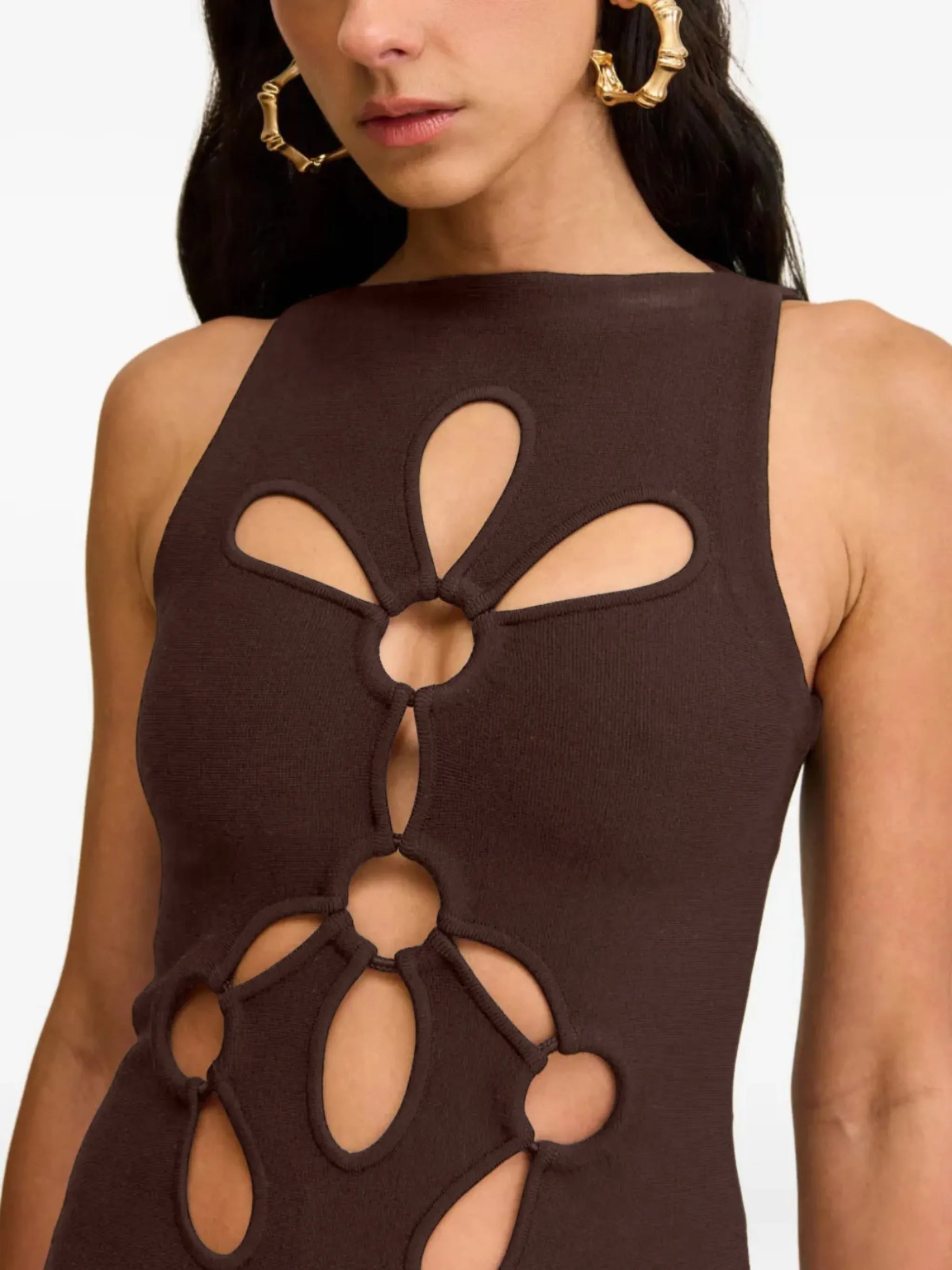 Franco cut-out mini dress
