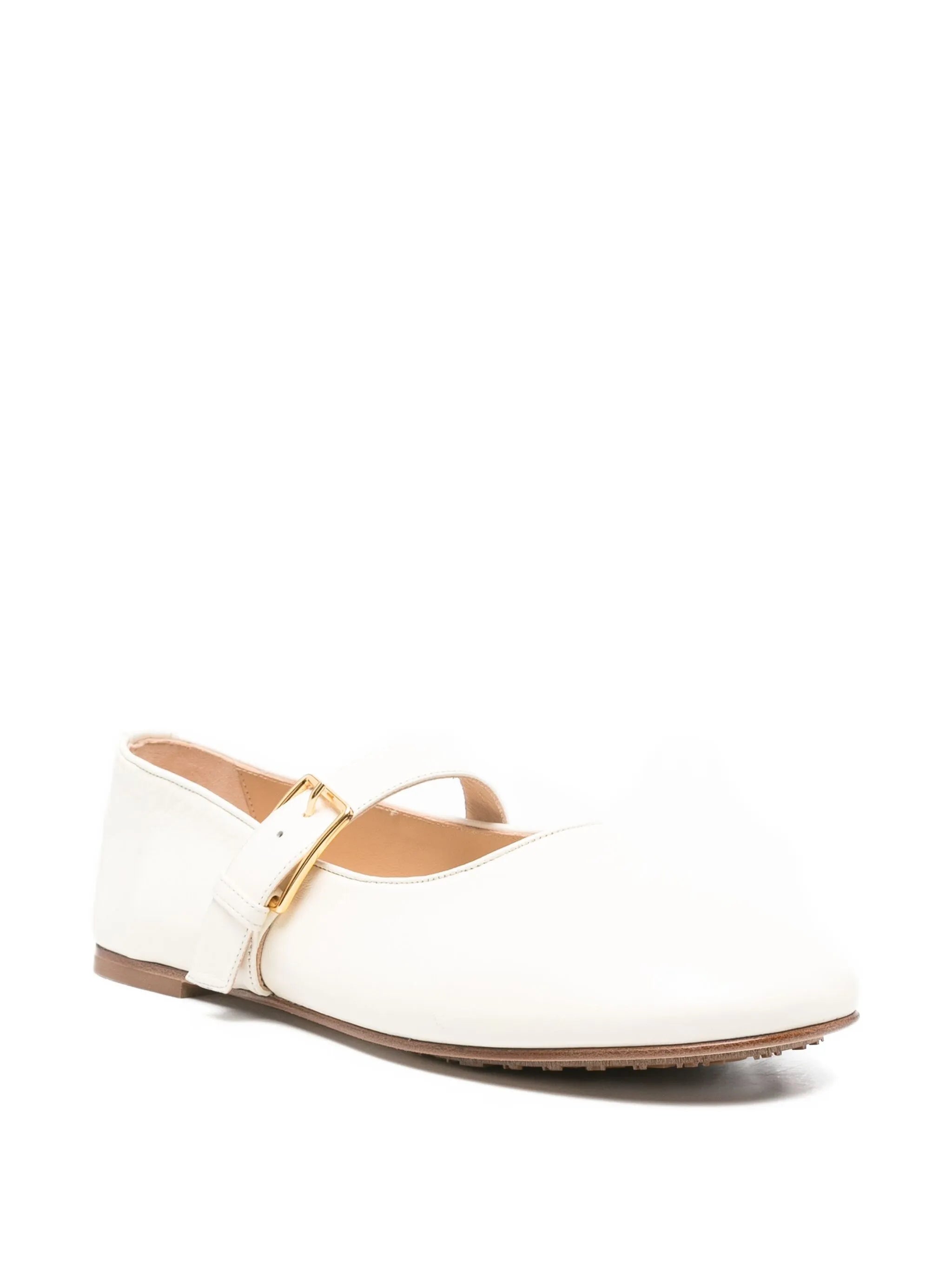 leather ballet flats