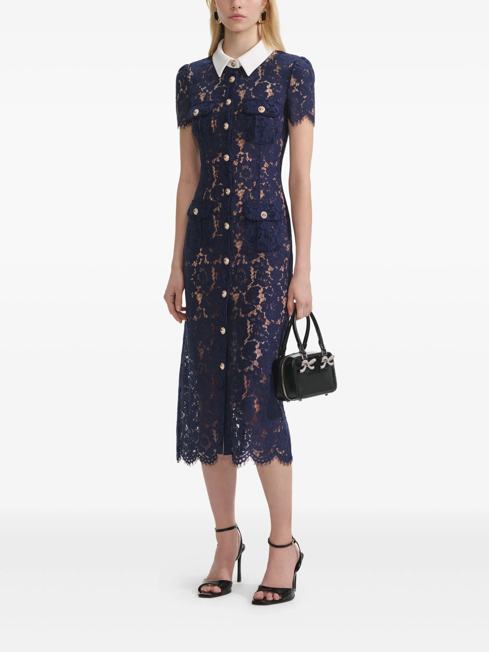 embroidered-lace dress