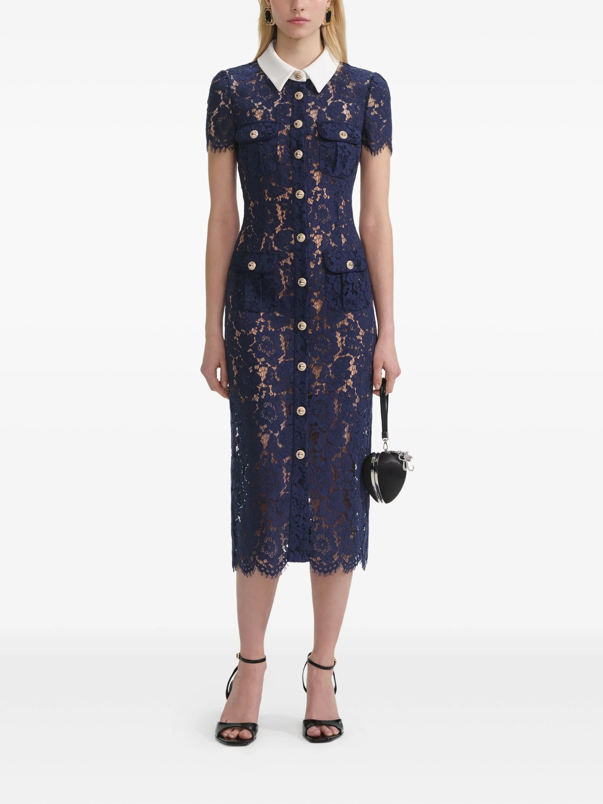 embroidered-lace dress