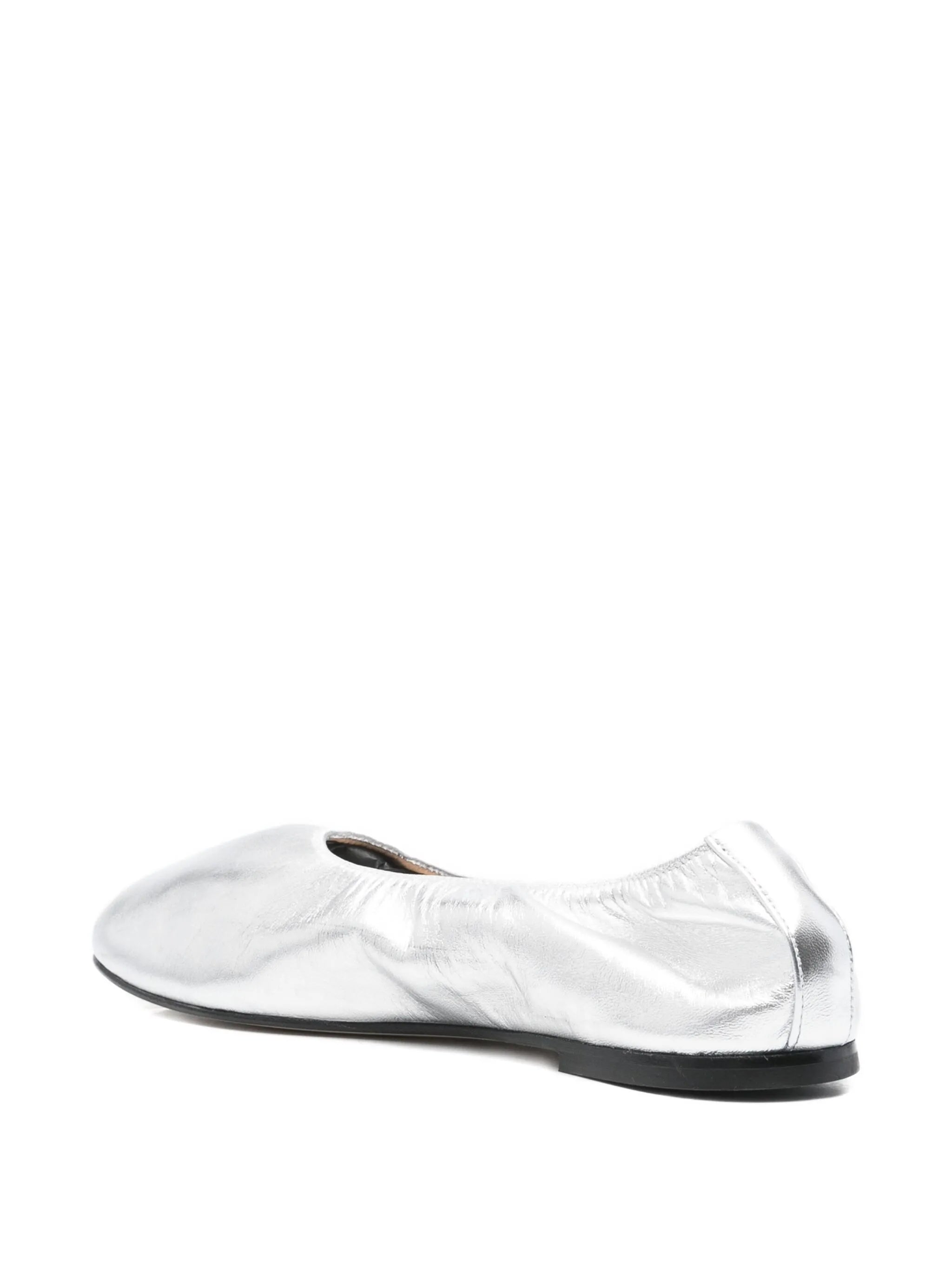 leather ballet flats