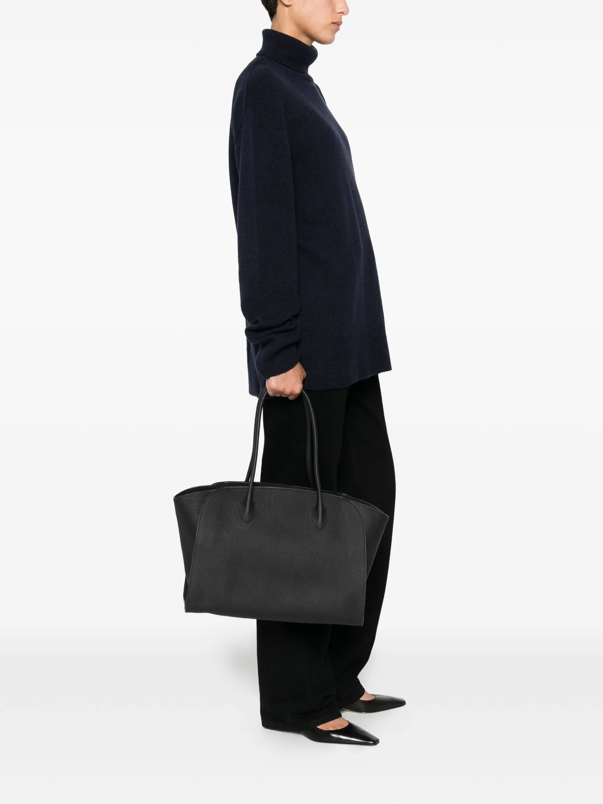 leather tote bag