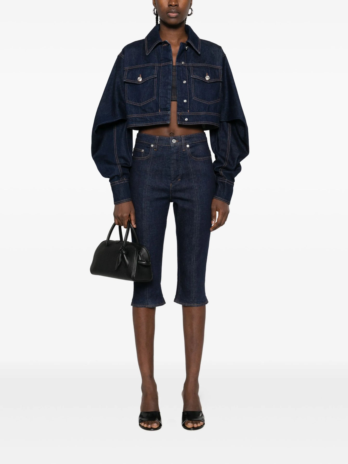 Le De-Nîmes panelled jeans