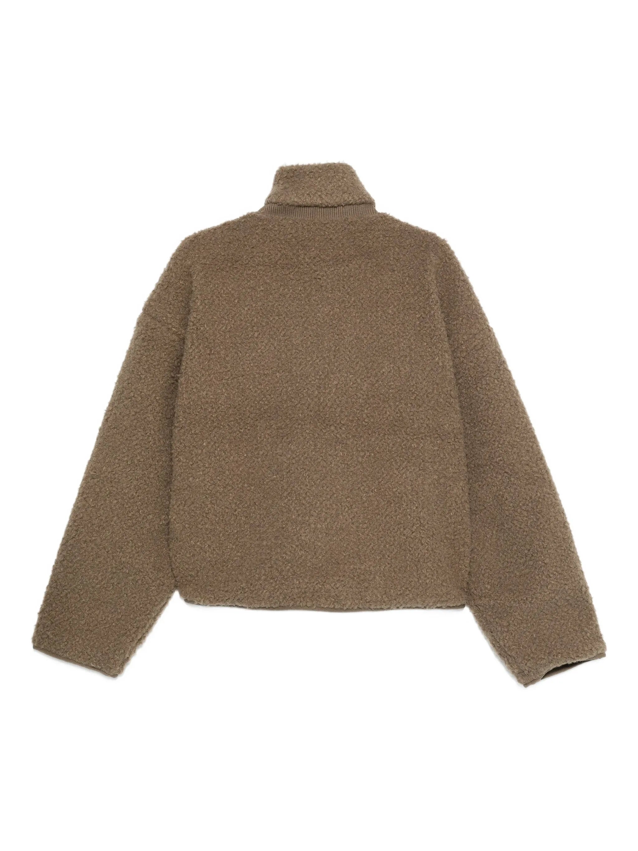 Ef faux-fut zip jacket