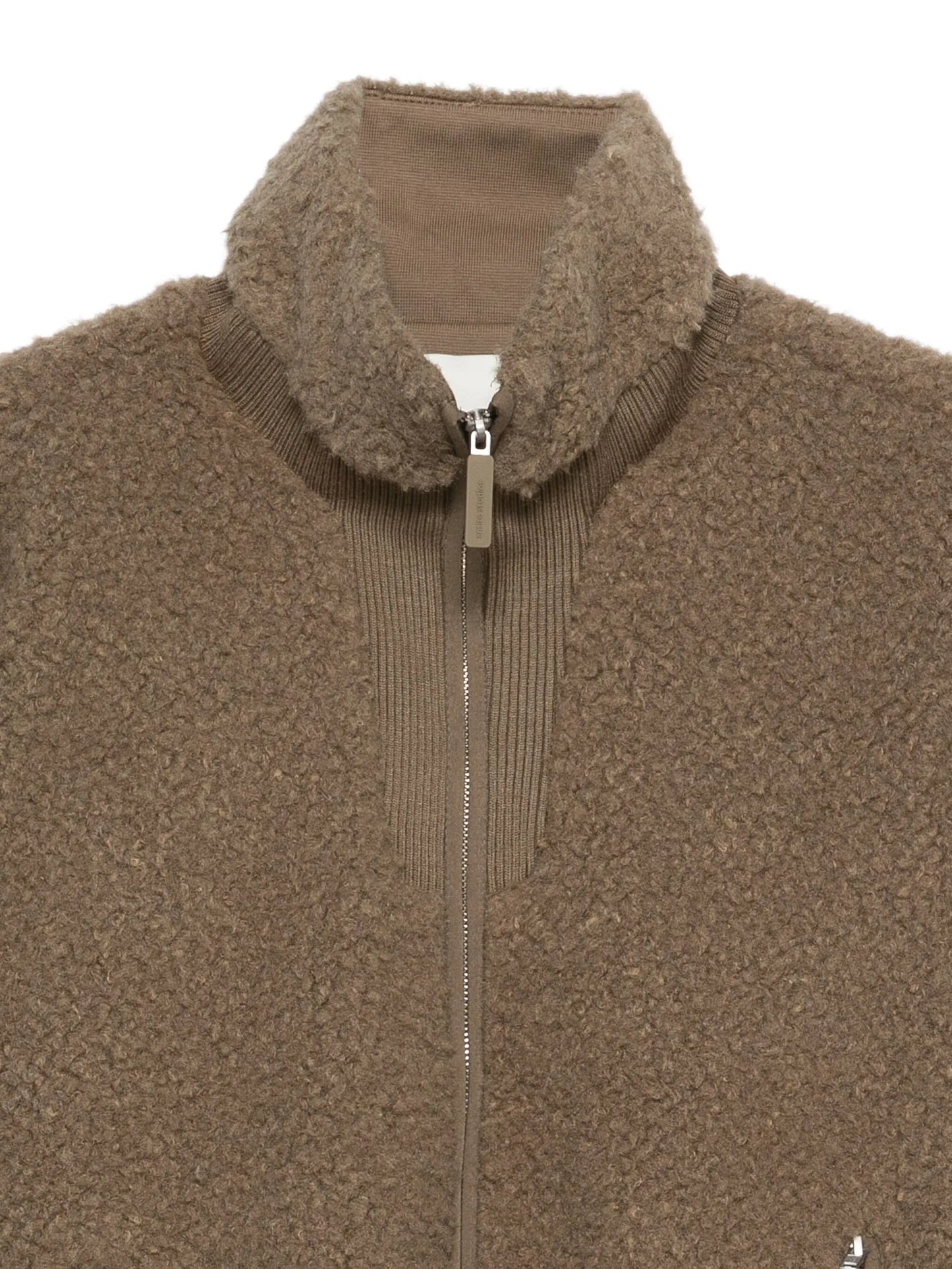 Ef faux-fut zip jacket