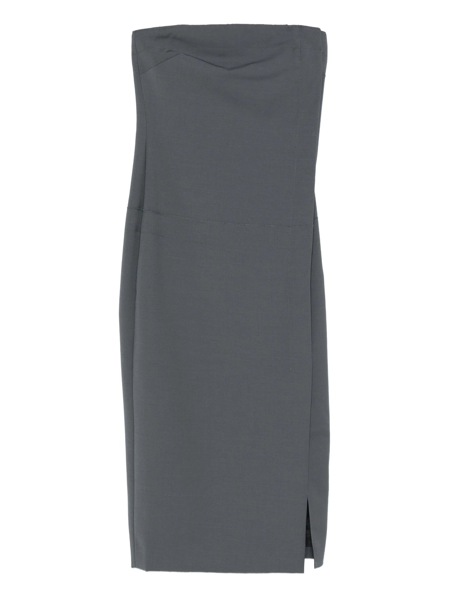 strapless midi dress