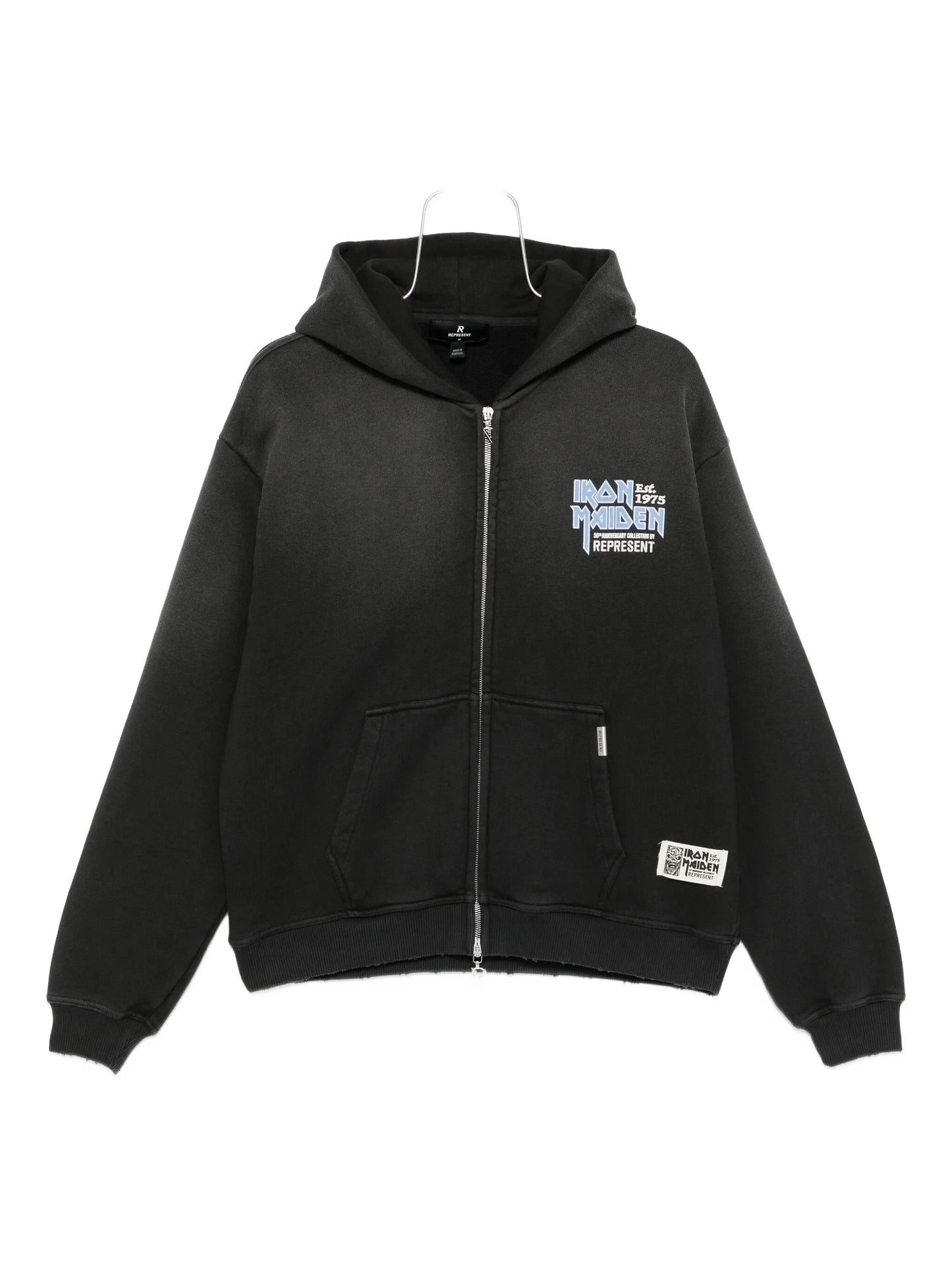 x Iron Maiden Anniversary zip-up hoodie
