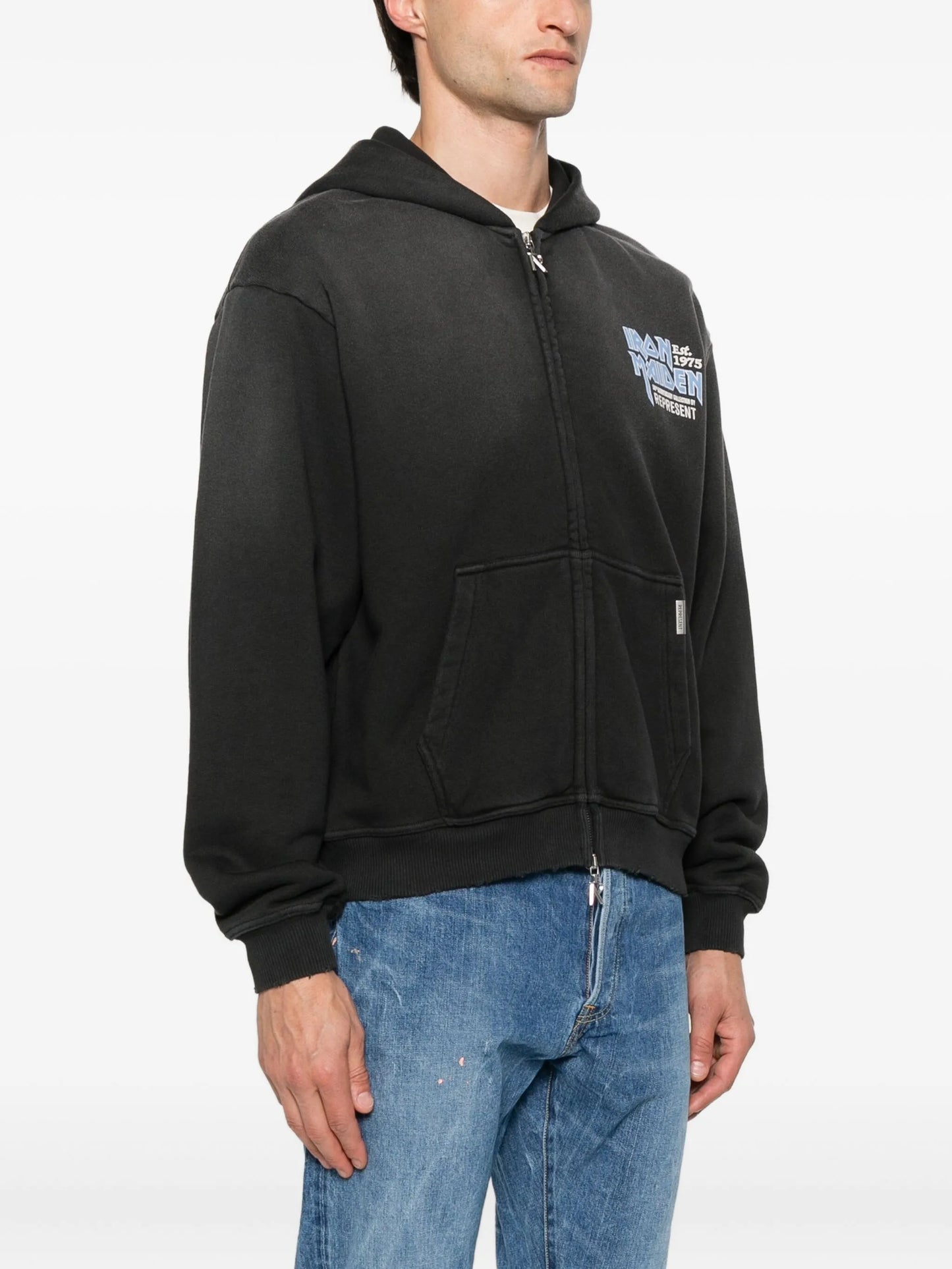 x Iron Maiden Anniversary zip-up hoodie