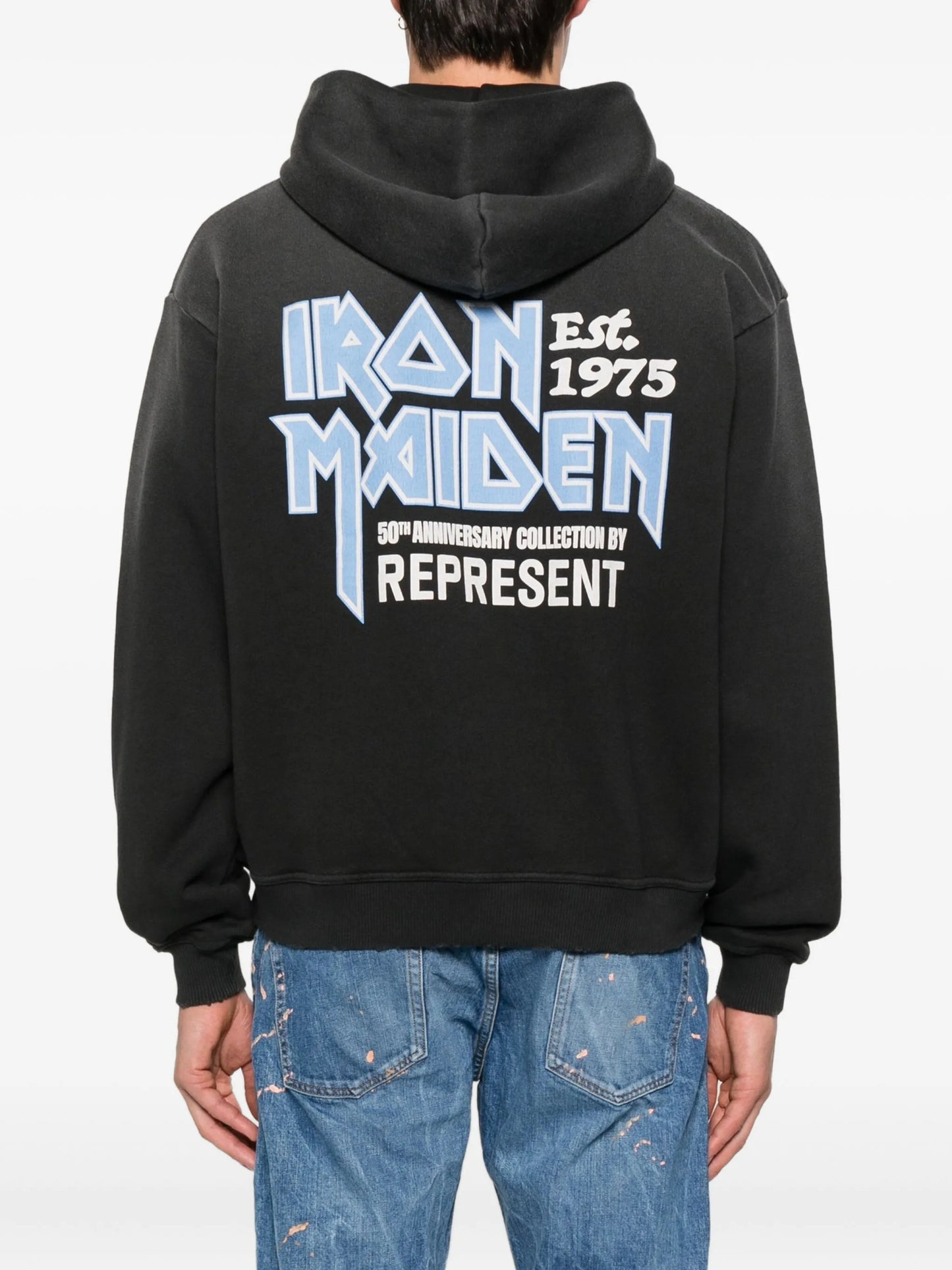 x Iron Maiden Anniversary zip-up hoodie