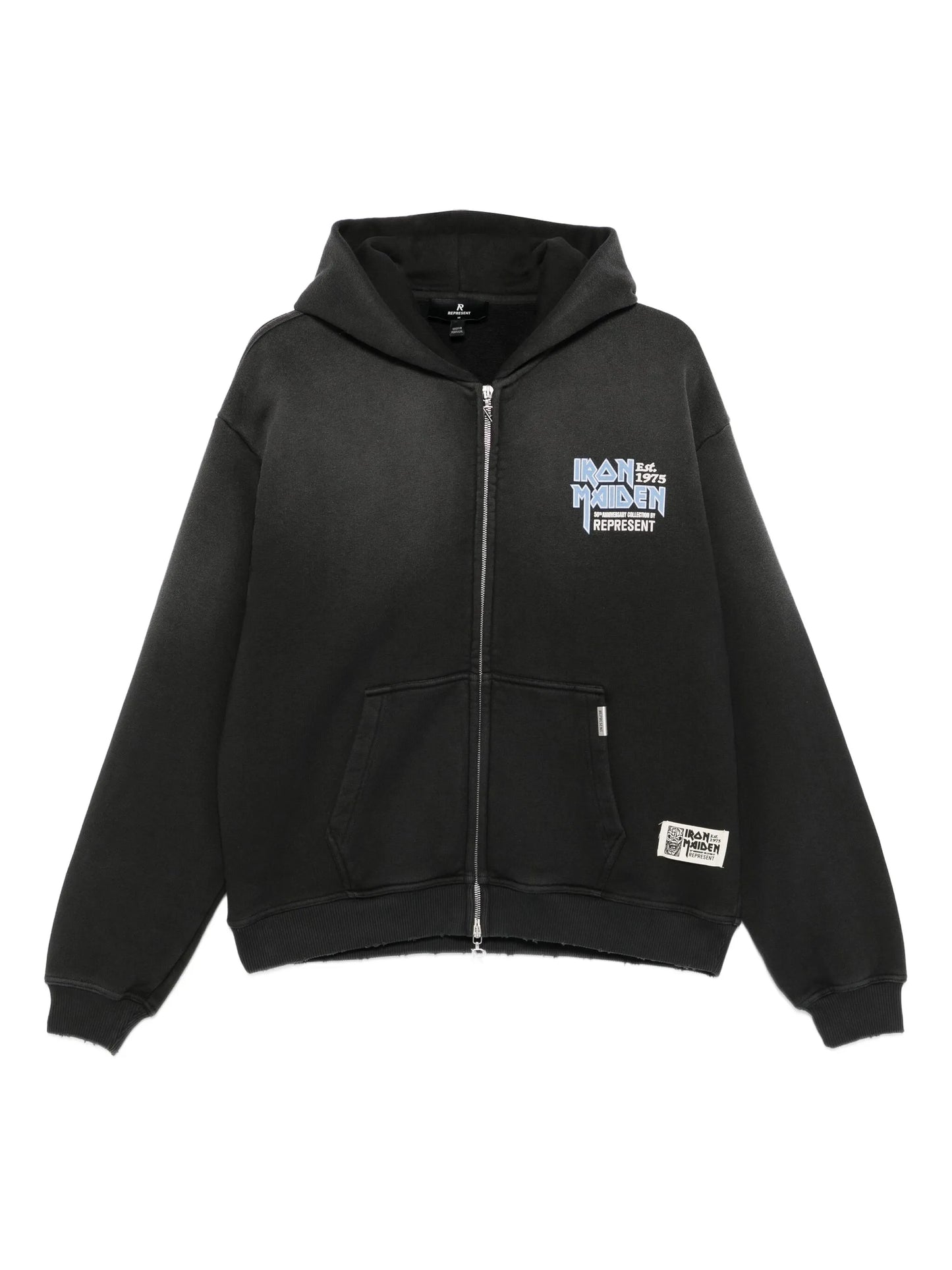 x Iron Maiden Anniversary zip-up hoodie
