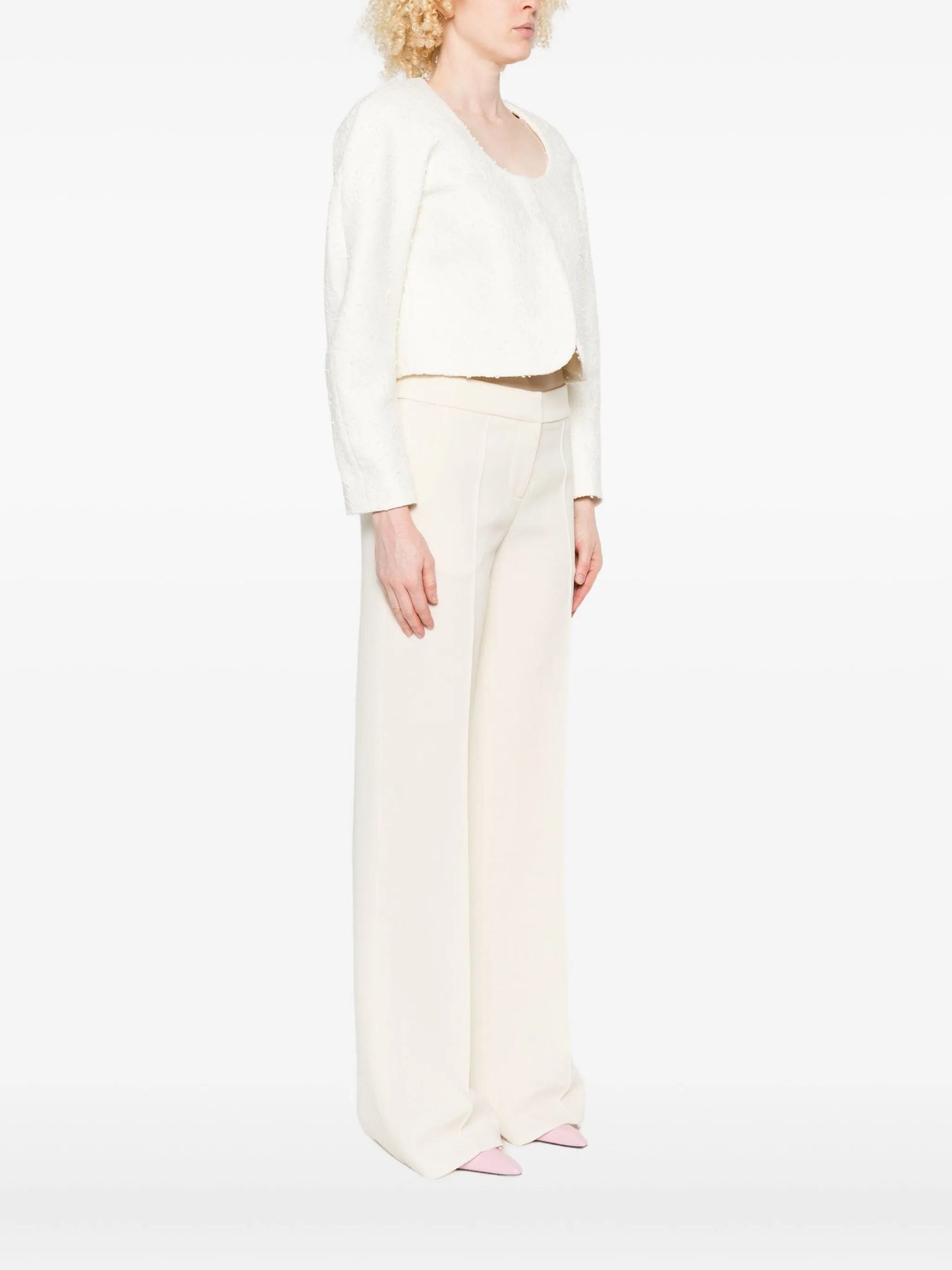 cropped tweed jacket