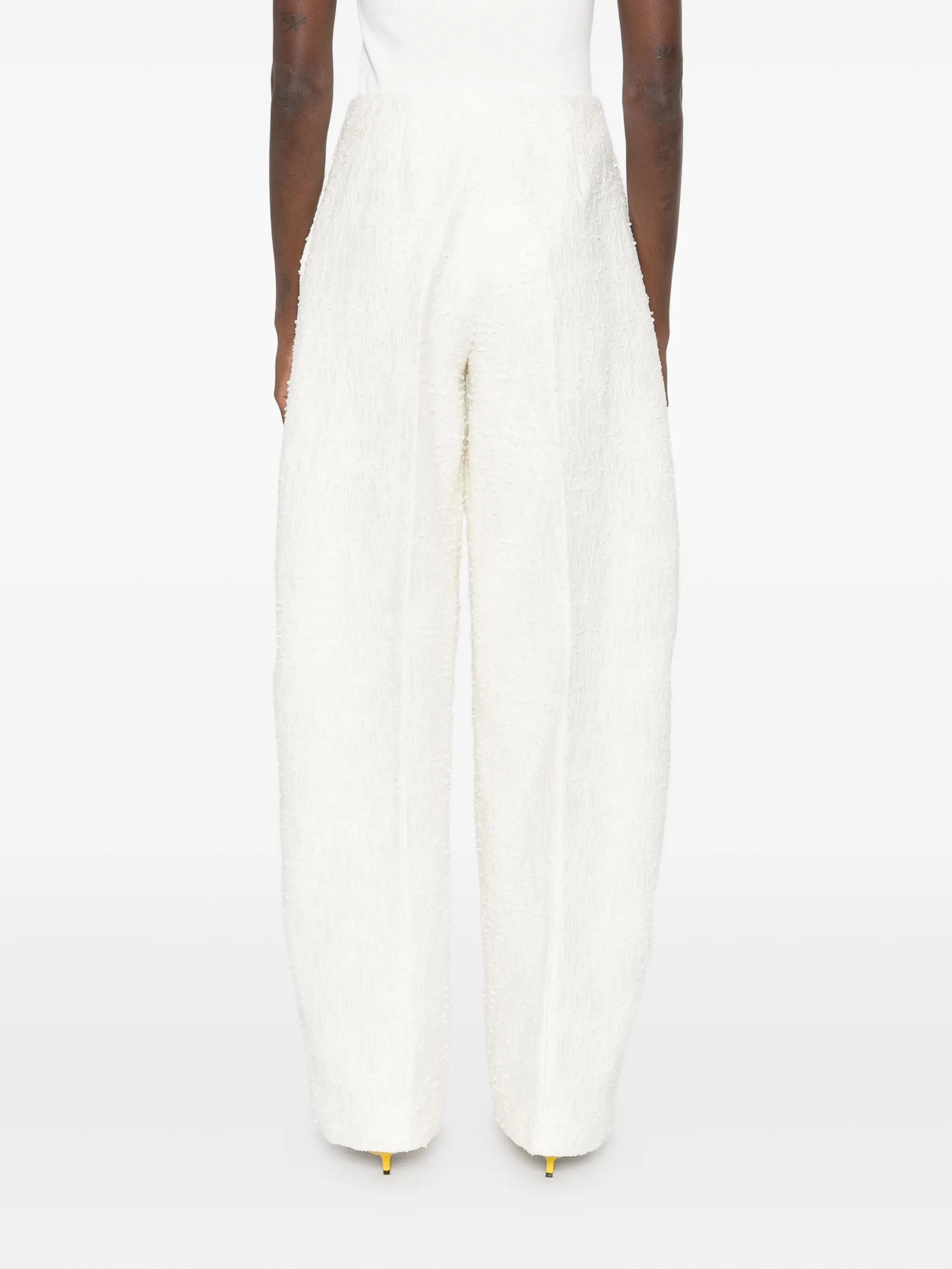 Le Curvo tweed trousers