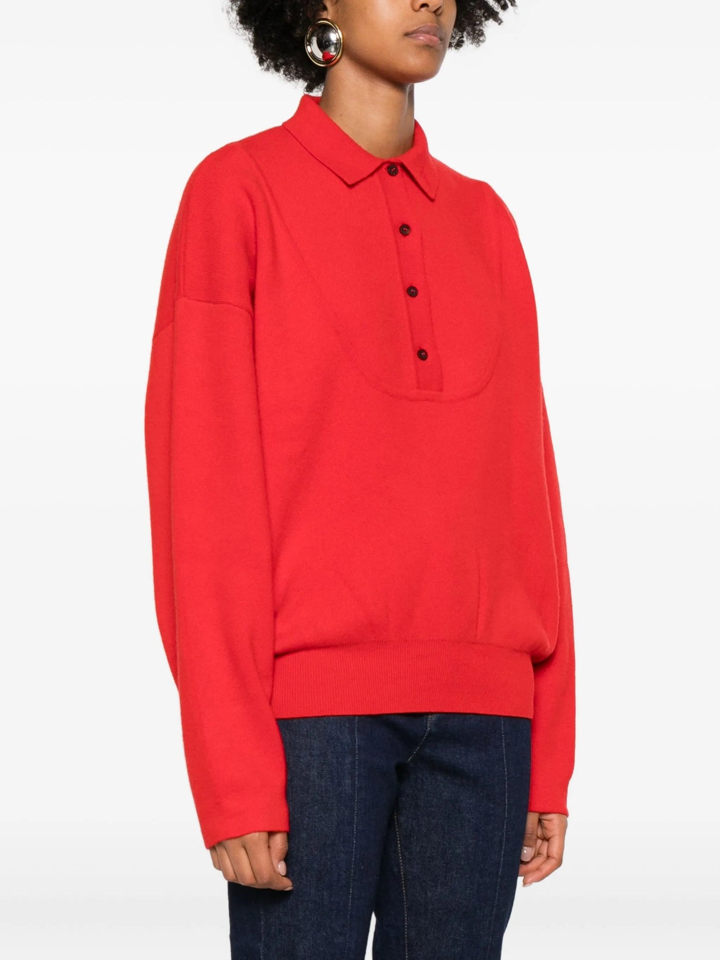 polo-neck sweater