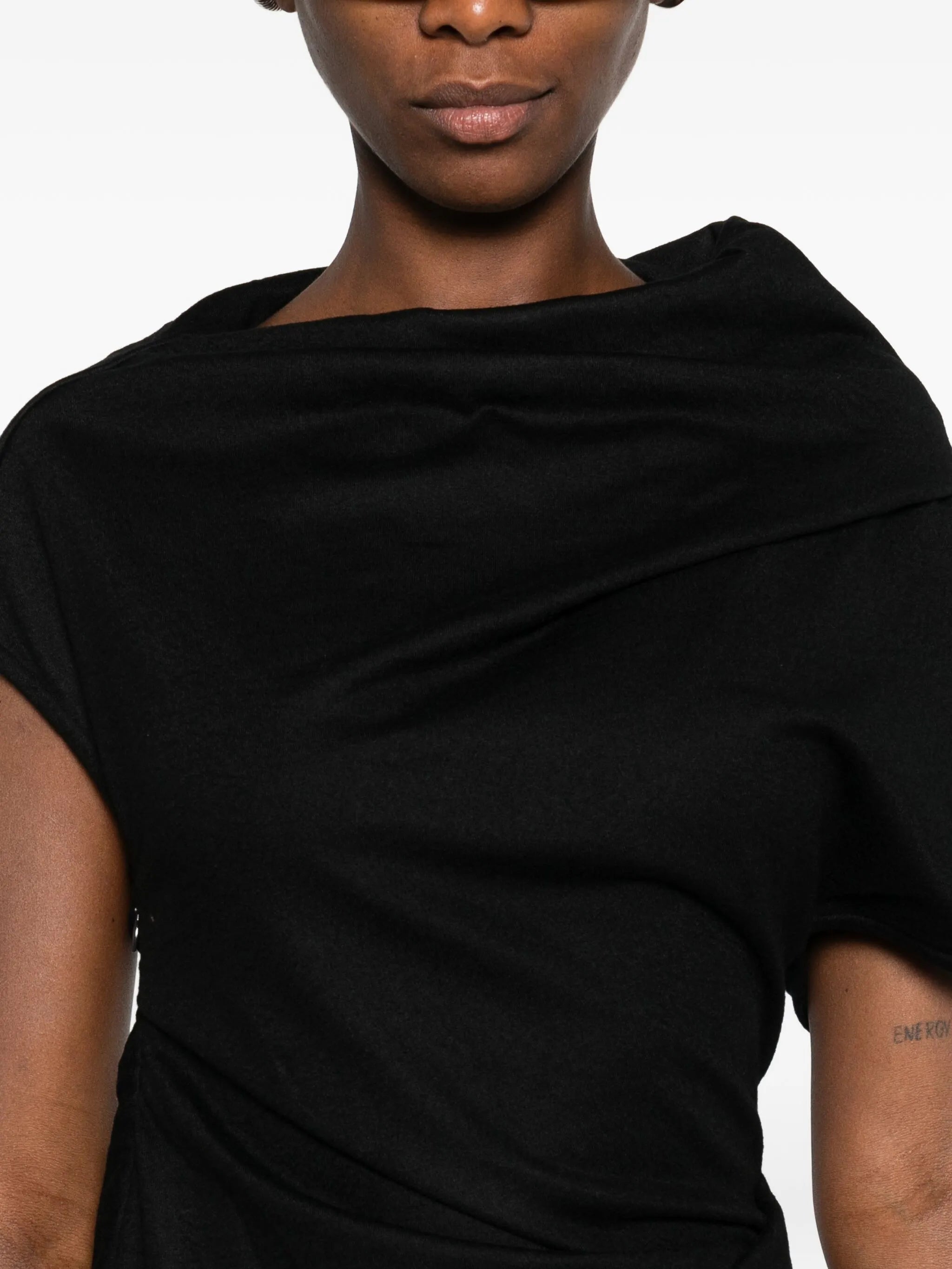 Flop high-neck midi dress