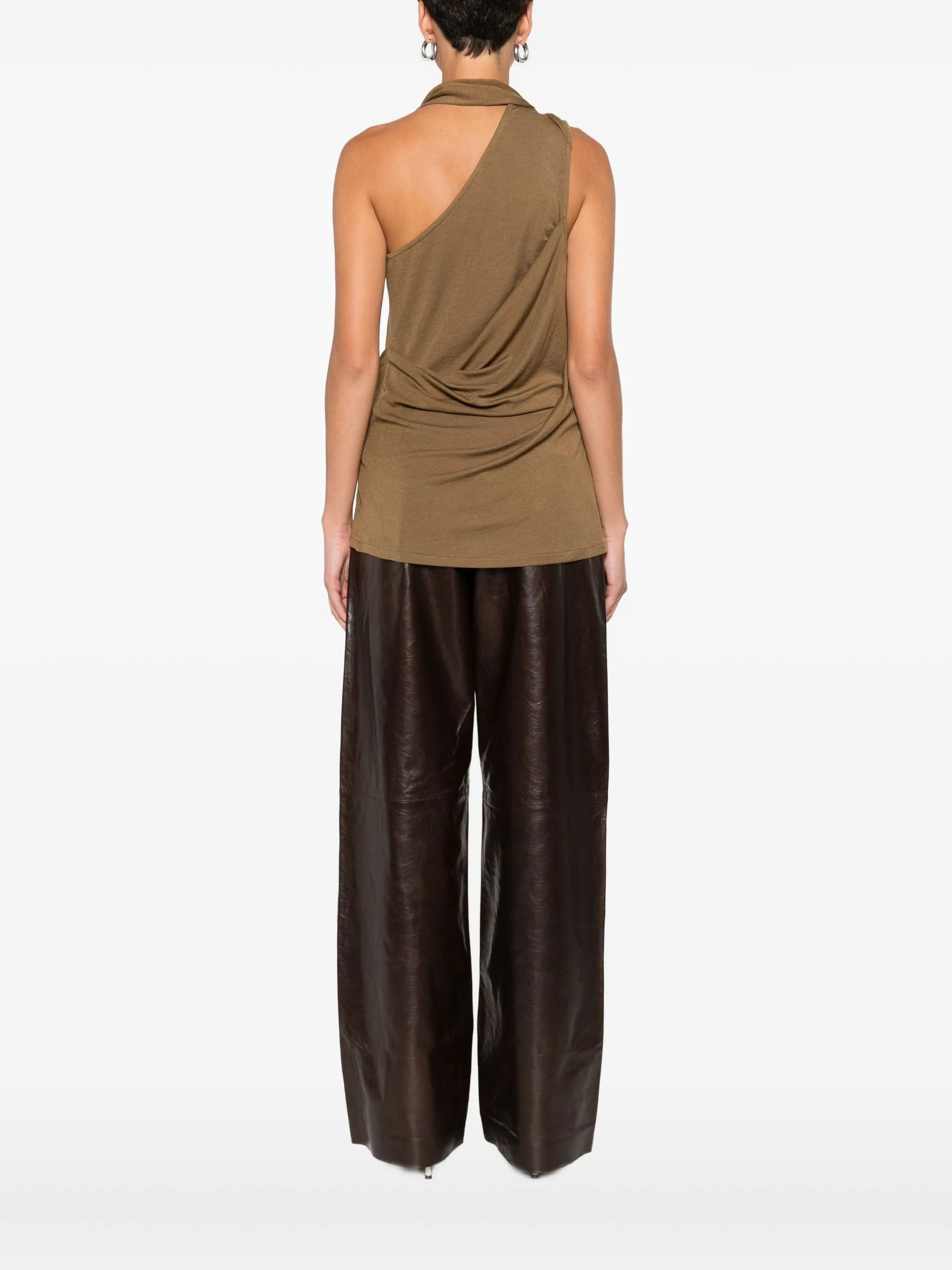 Dalters draped one-shoulder top