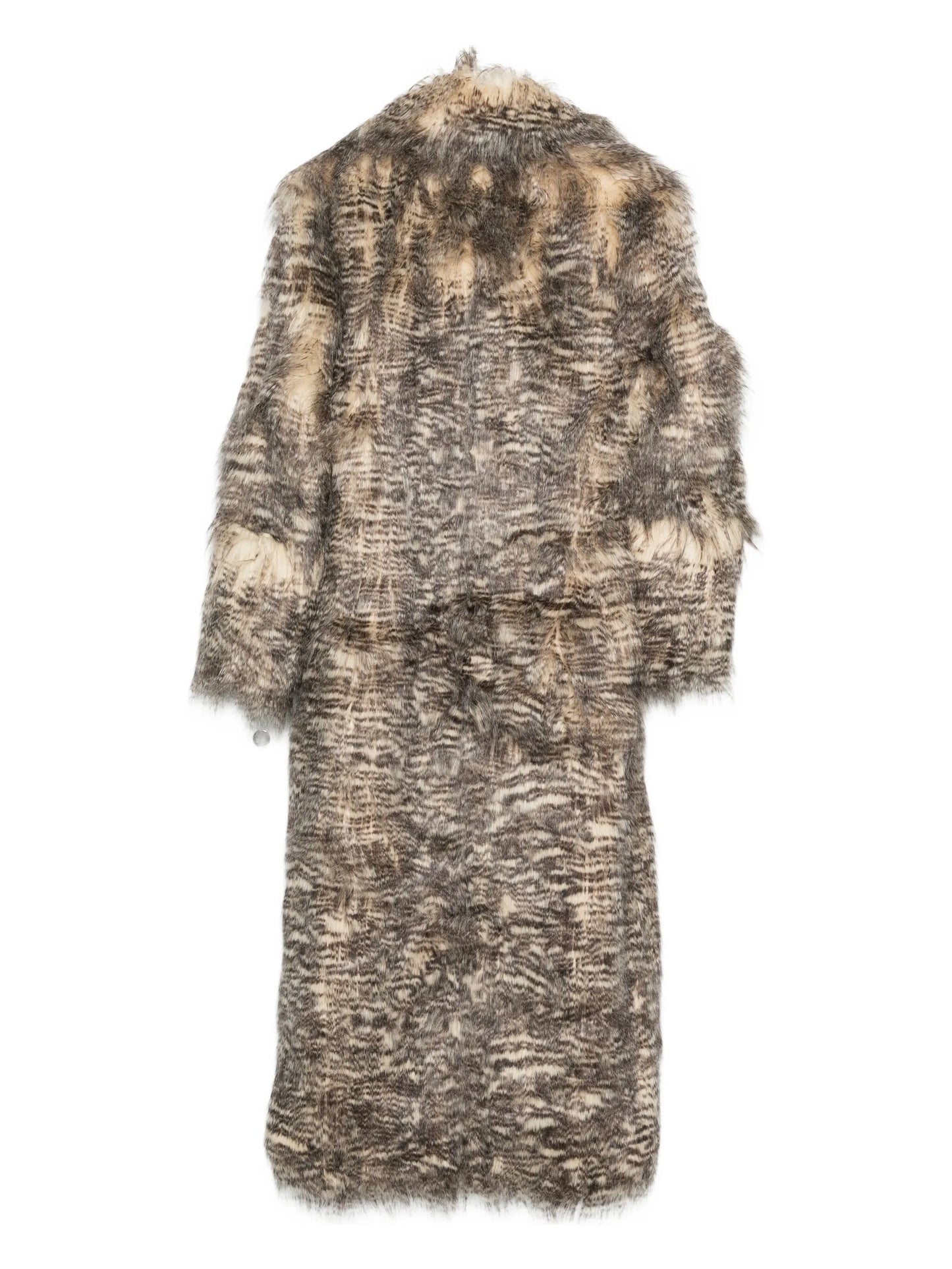 Coco tiger-print faux-fur coat