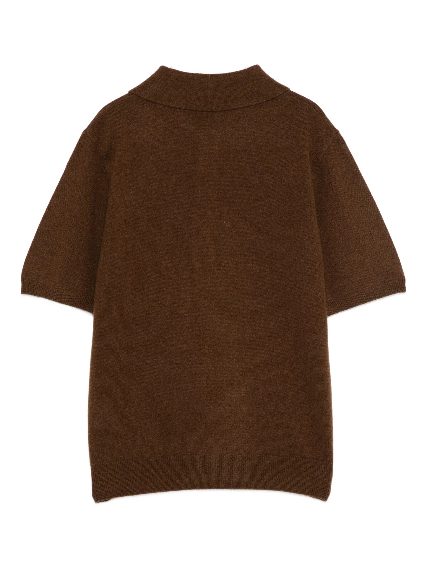 short-sleeve knit polo