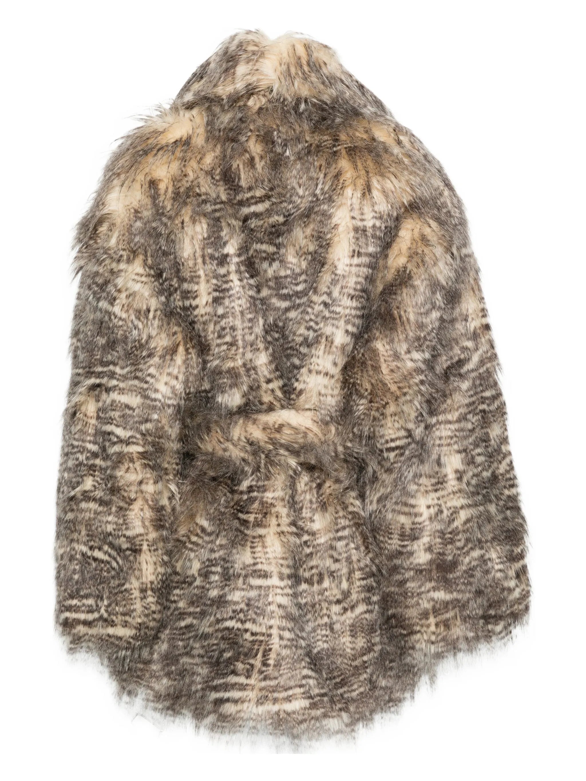 Juno tiger-print faux-fur coat
