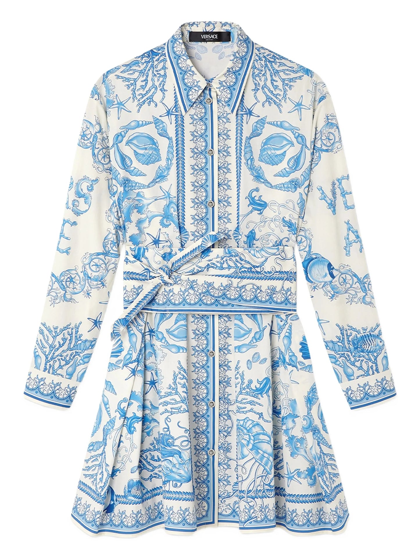Underwater Barocco shirt dress