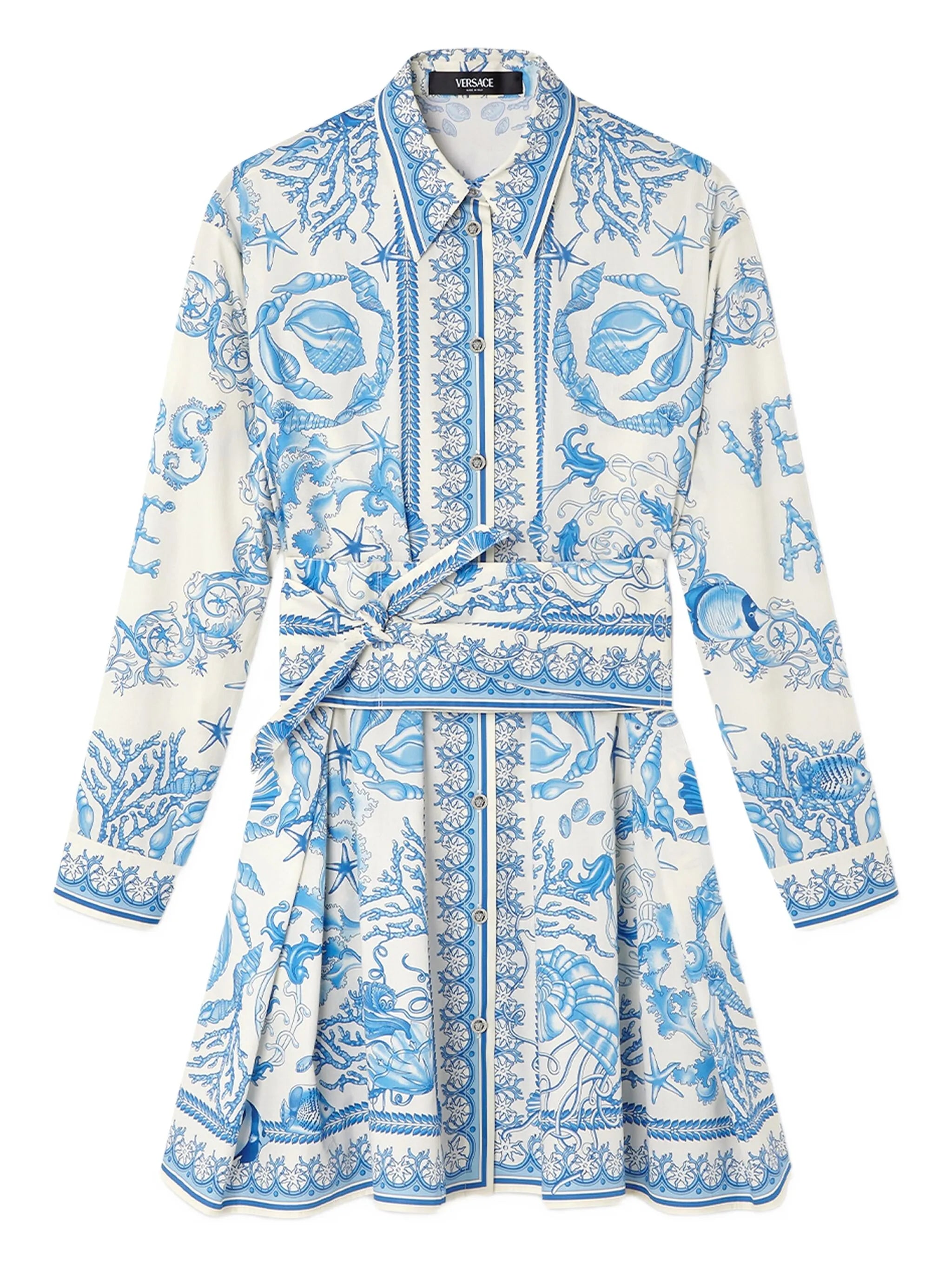 Underwater Barocco shirt dress