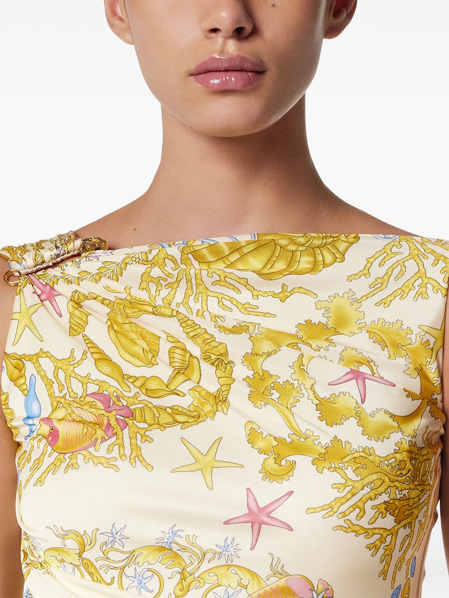 Underwater Barocco mini dress