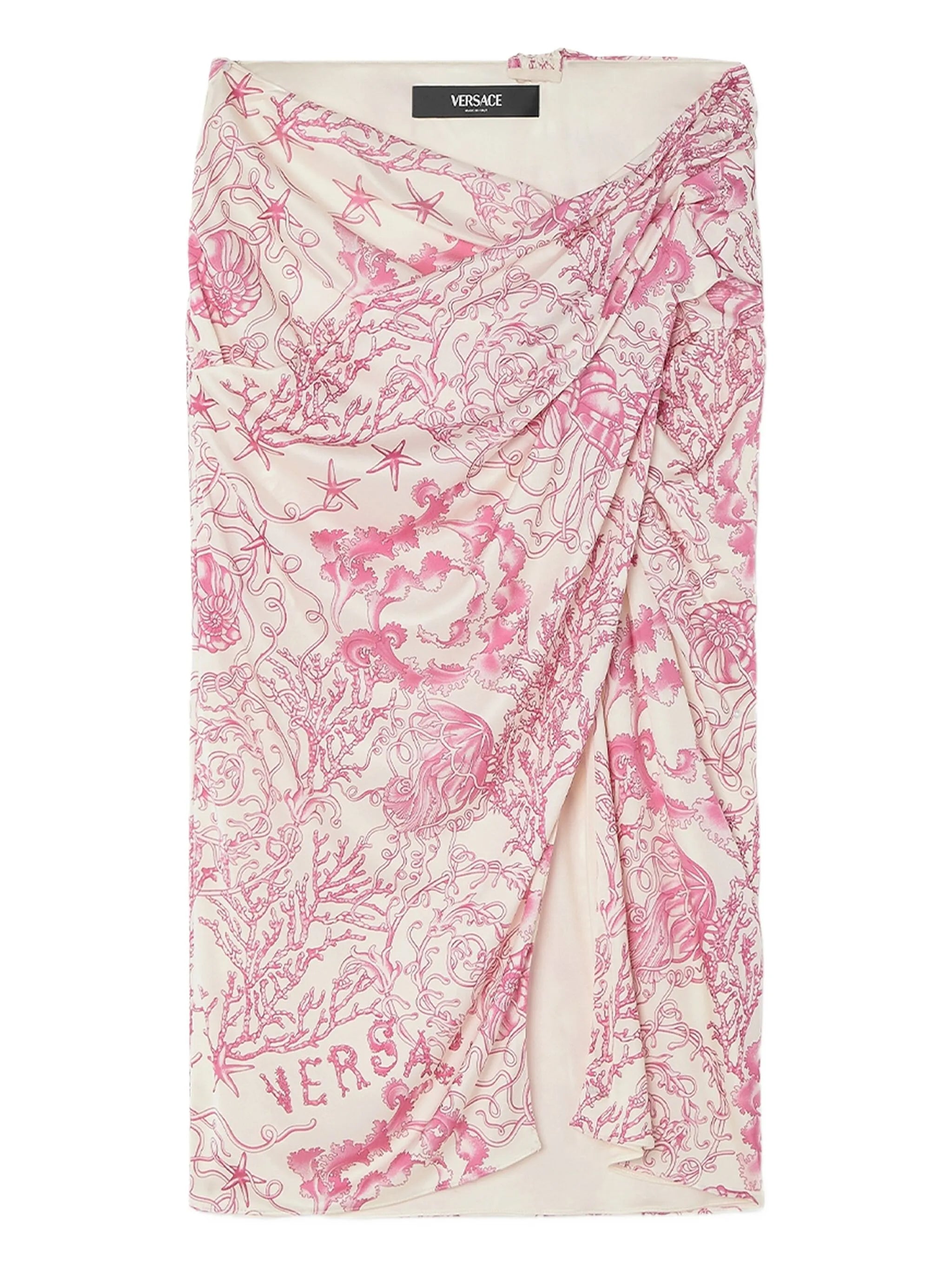 Underwater Barocco draped skirt